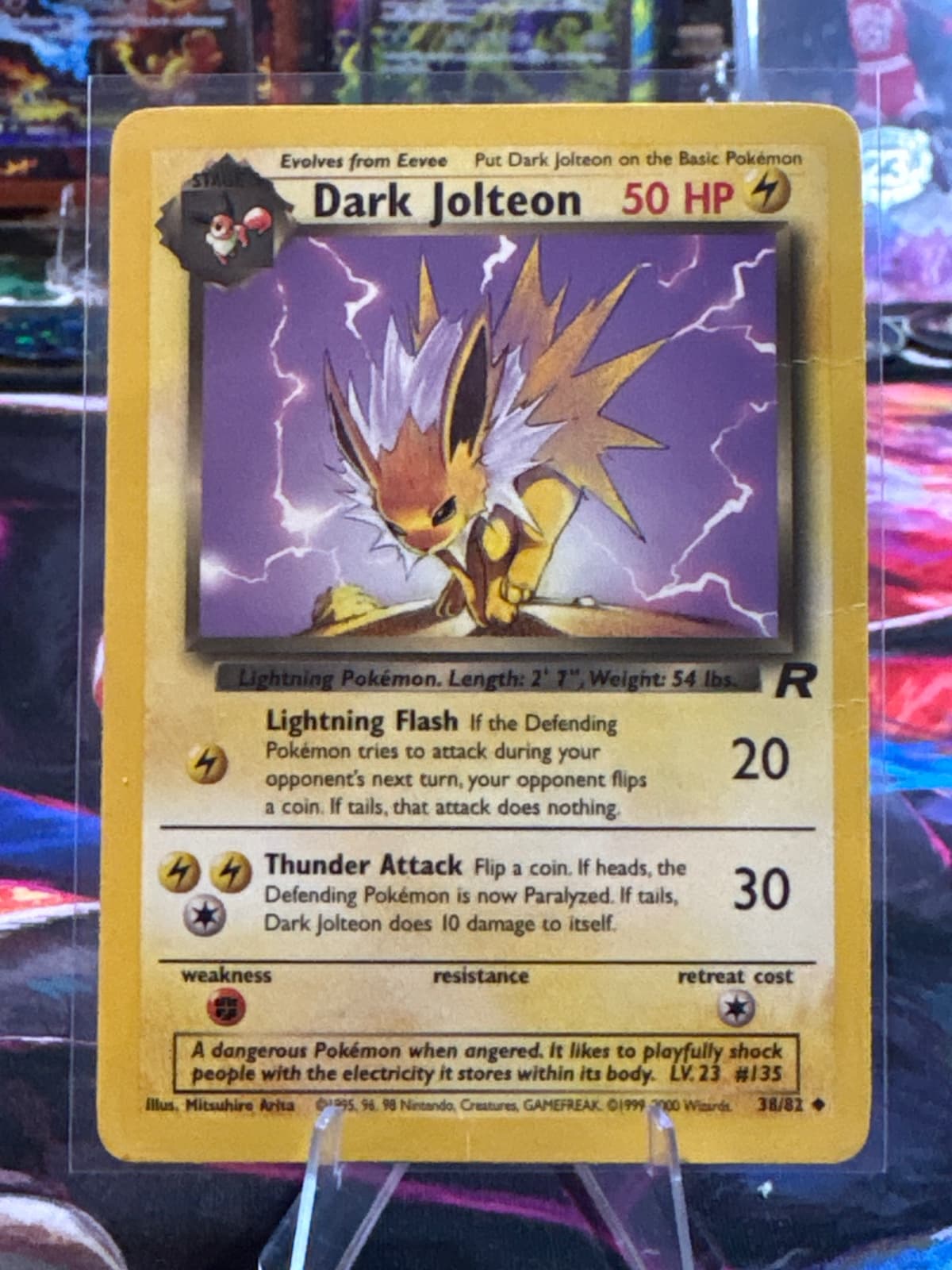 1999 Team Rocket Dark Jolteon 38/82