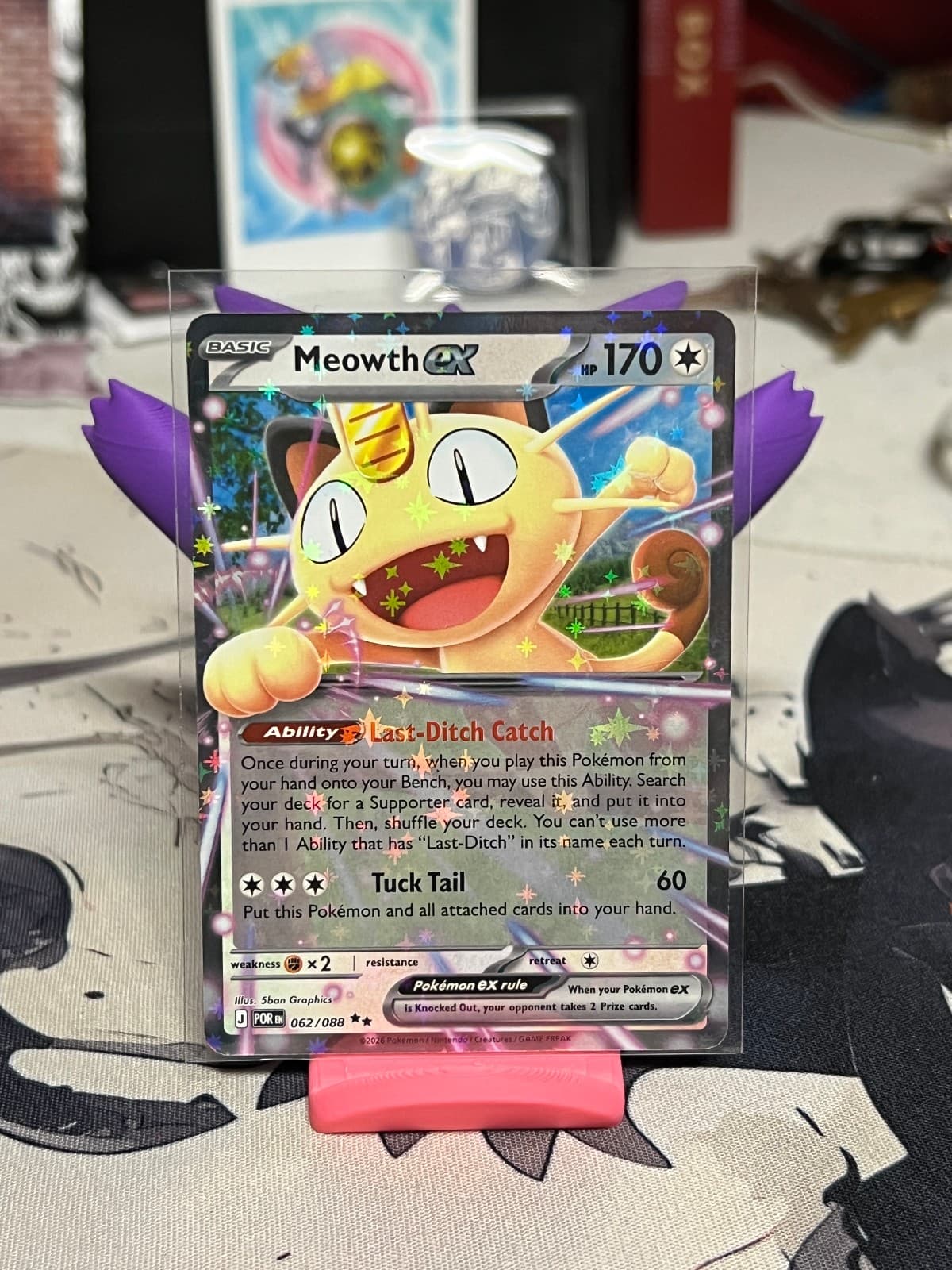 Meowth ex Perfect Order 062/088 Double Rare