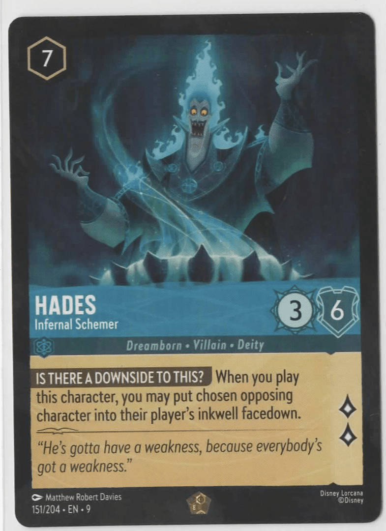 Hades - Infernal Schemer [Foil] #151 Lorcana...