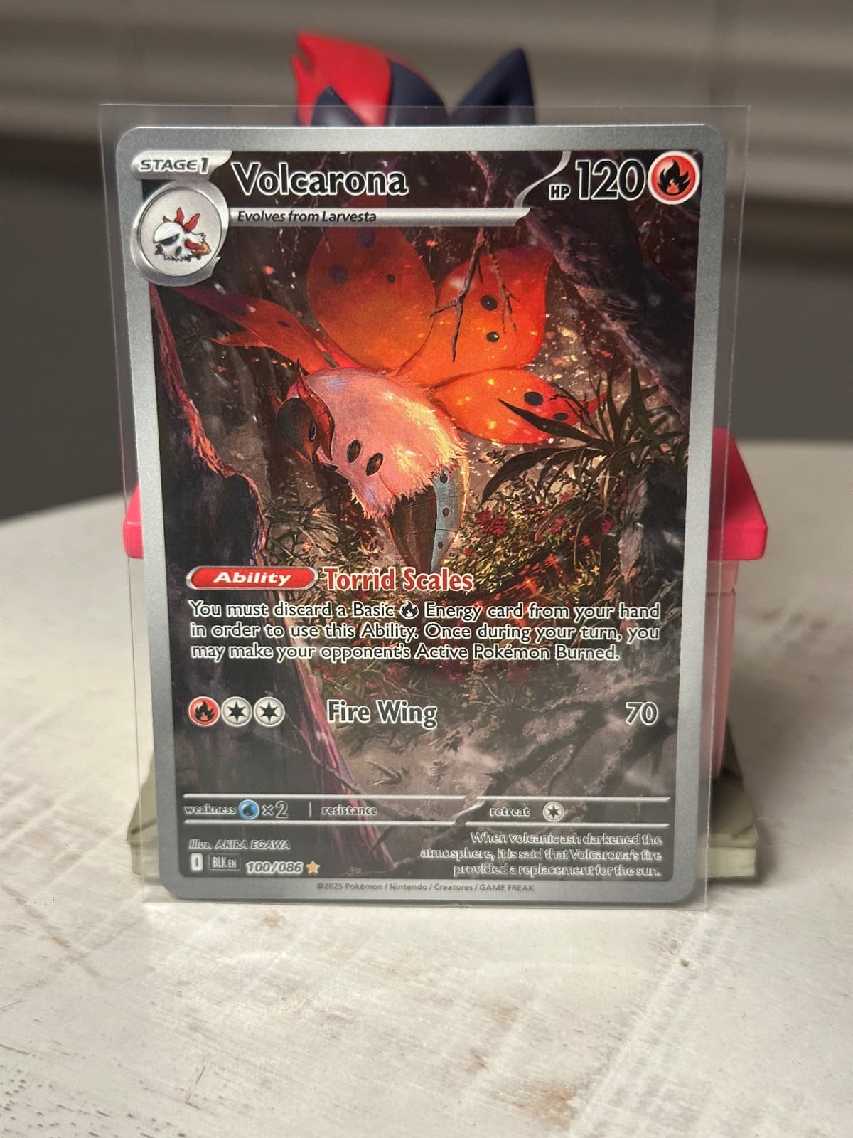 Volcarona - 100/086 - SV: Black Bolt (BLK)
