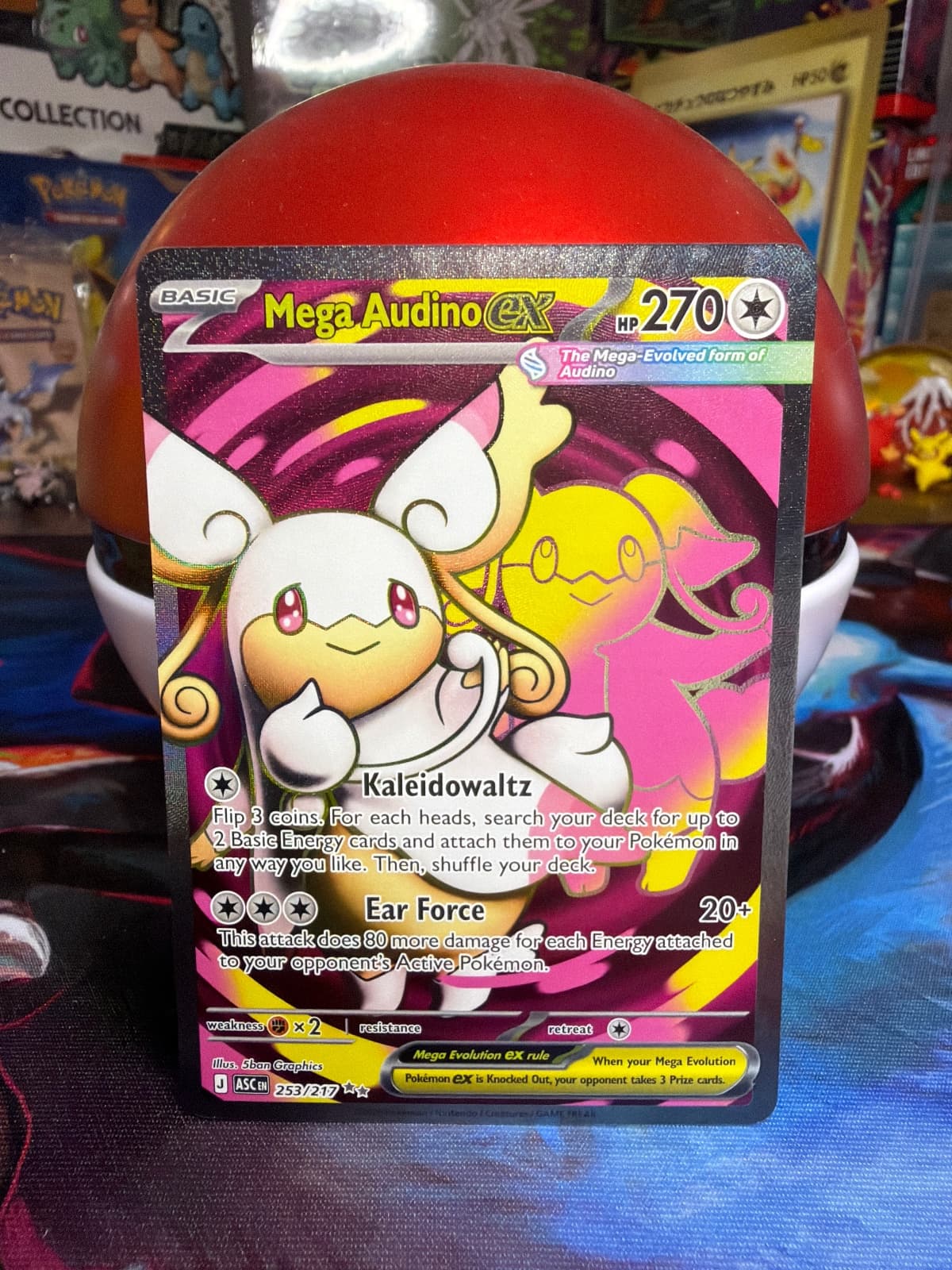 Mega Audino Ex 253/217 Ascended Hereos