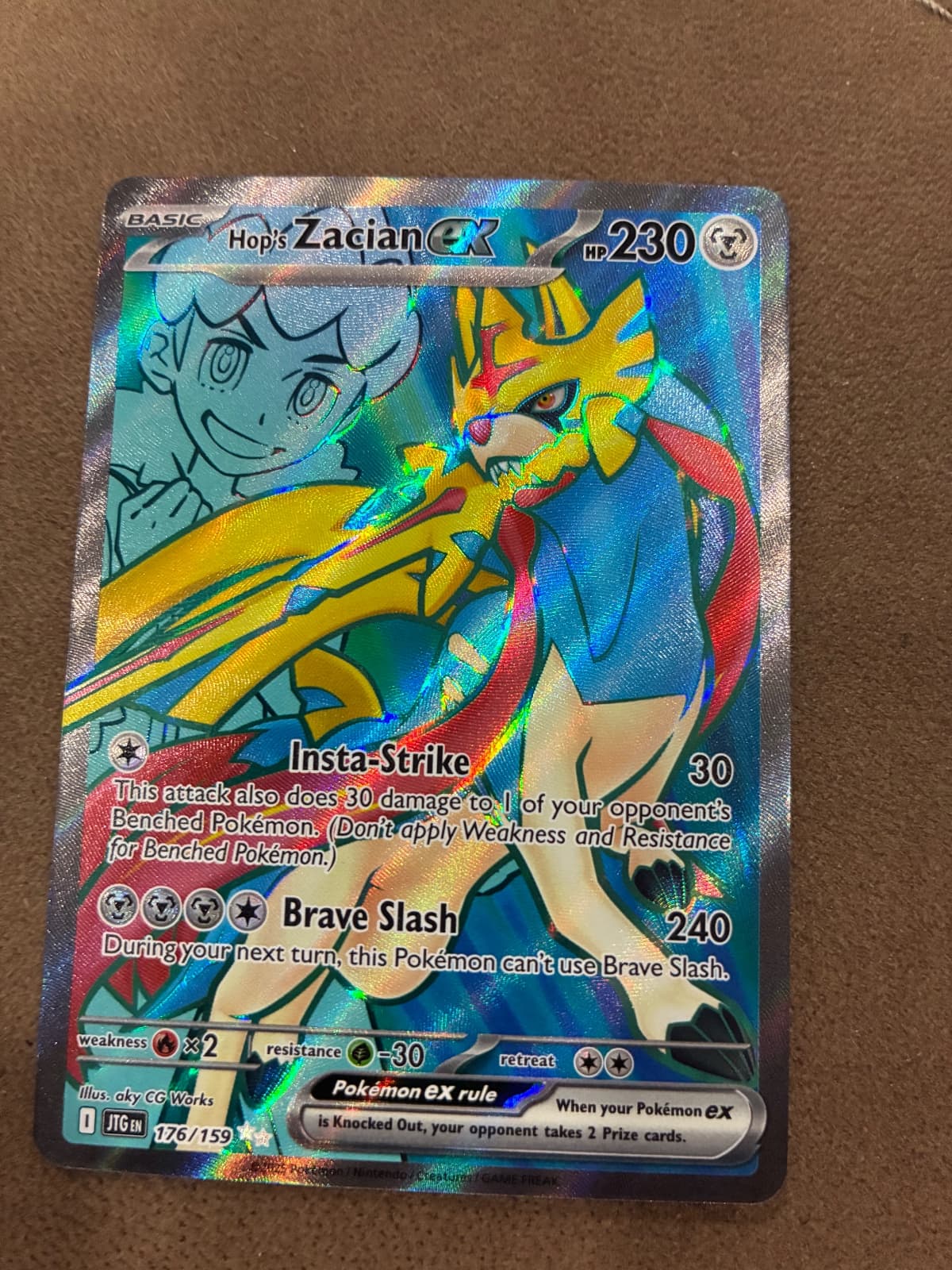 Hop’s Zacian ex Journey Together Ultra Rare...