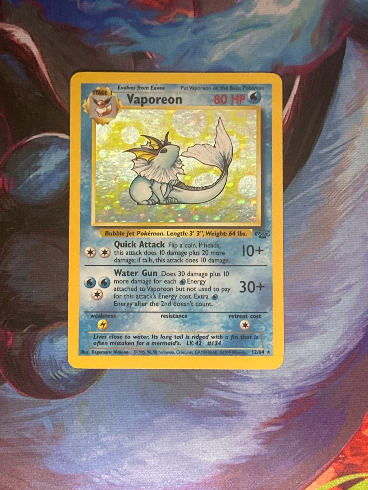 1995 Jungle Vaporeon 12/64 2 of 2 available