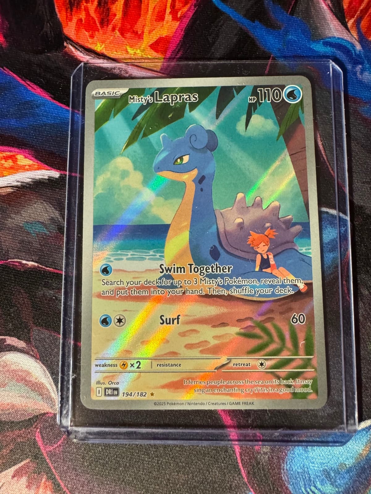 2025 Destined Rivals Misty's Lapras 194/182...