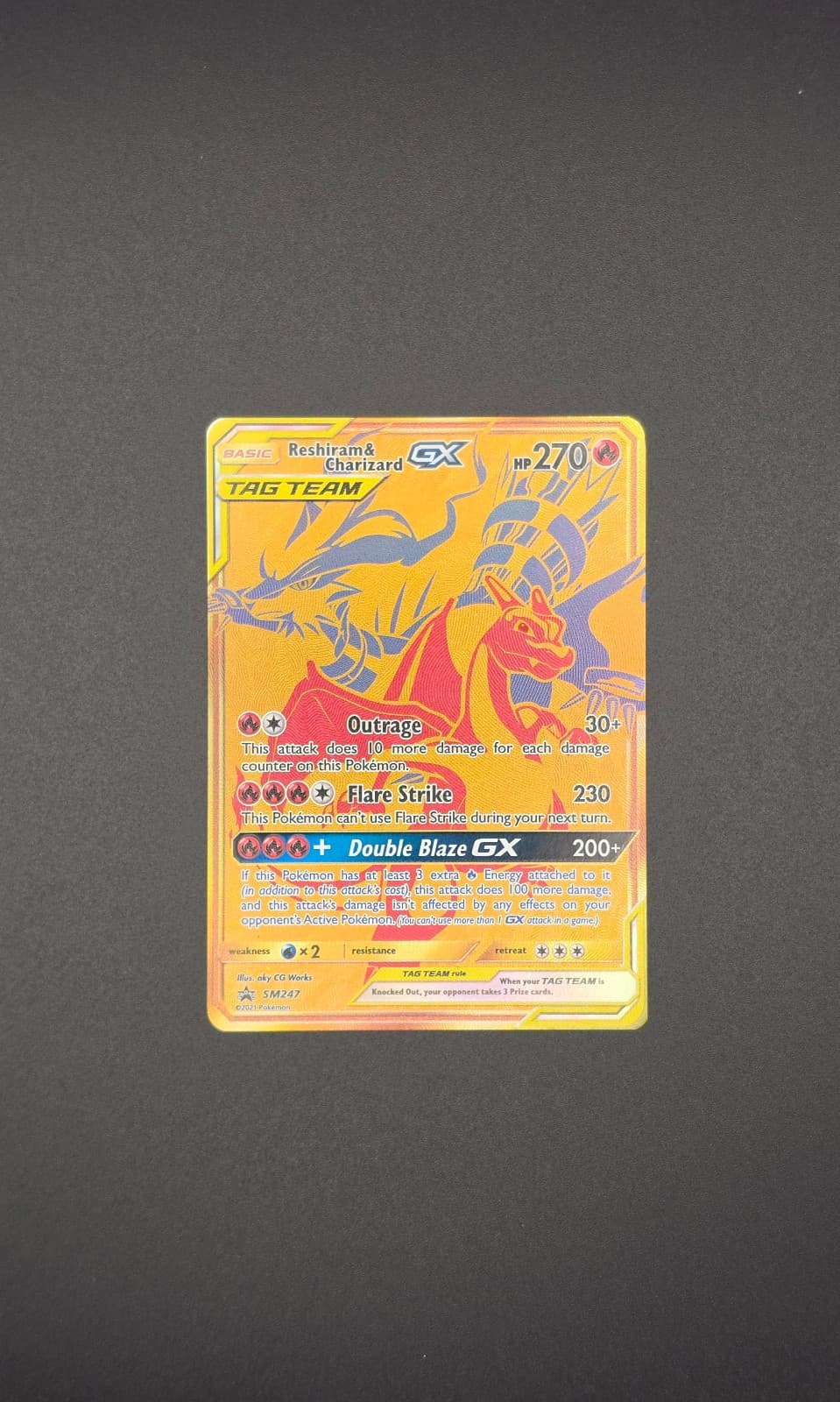 Reshiram & Charizard GX SM Black Star Promos...