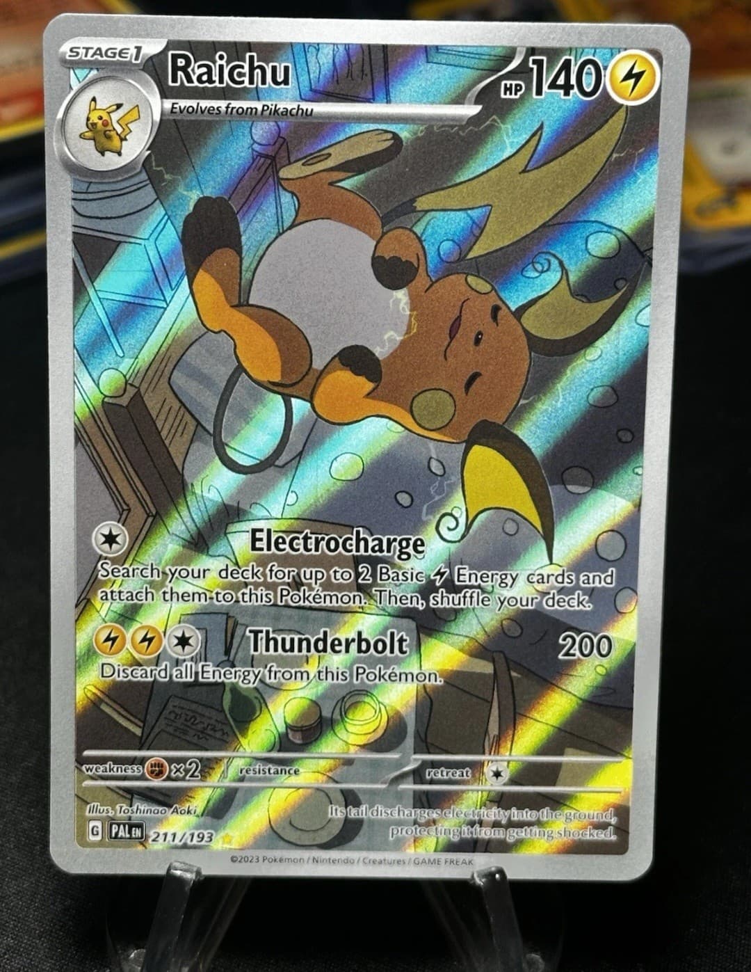 2023 Raichu - 211/193 Illustration Rare Holo...