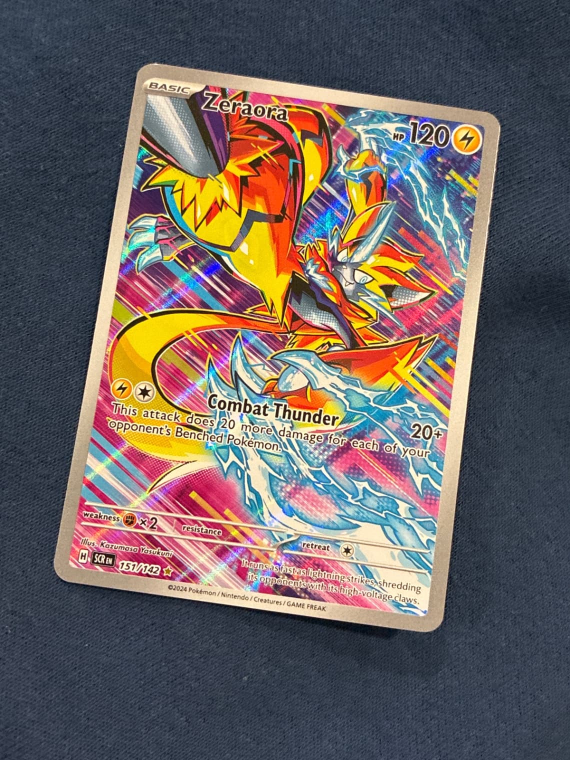 Zeraora Stellar Crown 151/142 Illustration Rare