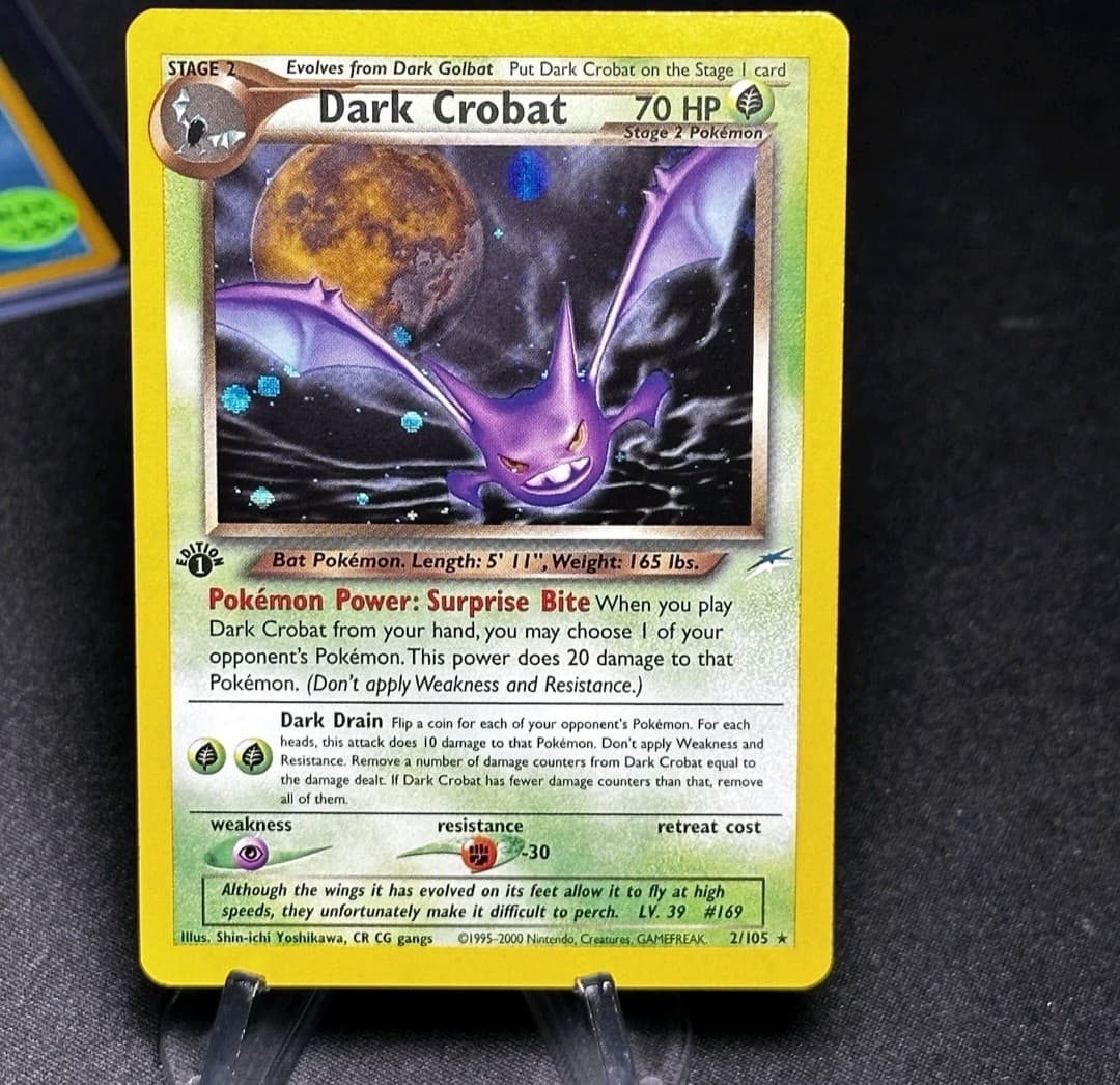 Pokémon Dark Crobat Neo Destiny 2/105 Holo...