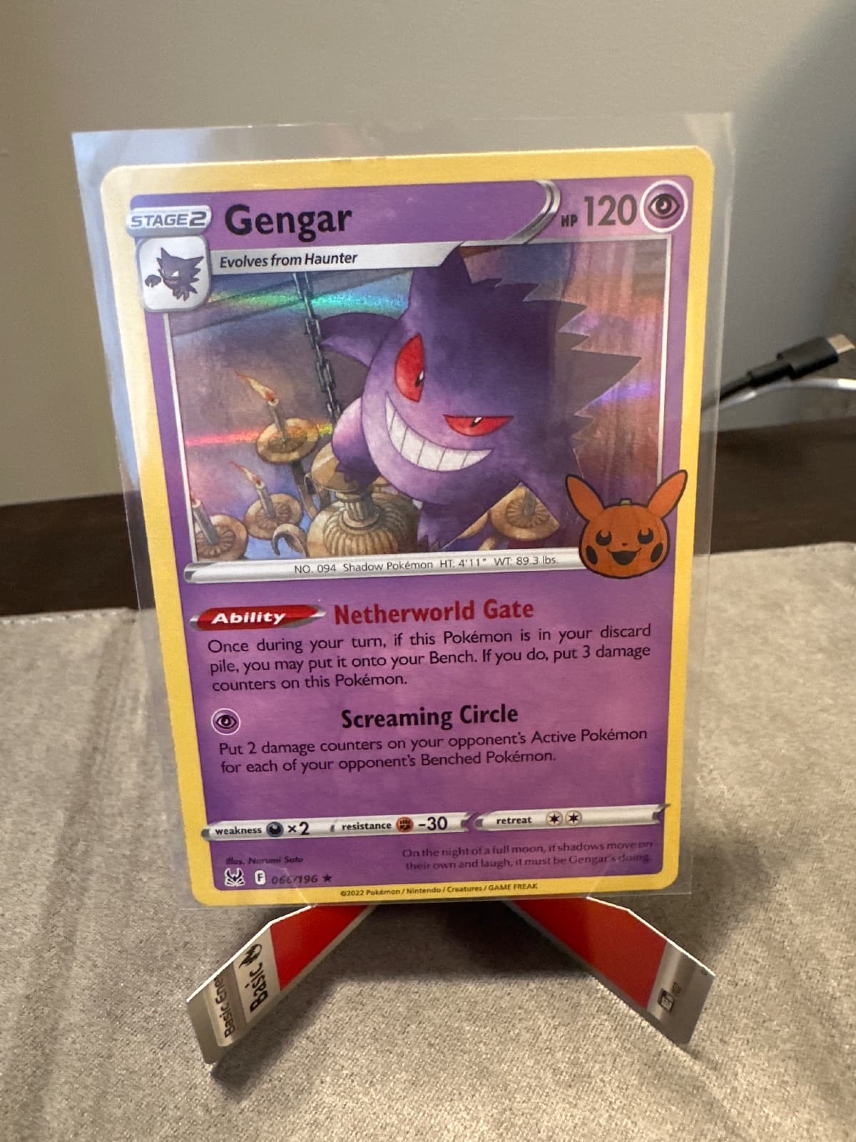 Gengar #066/196, Trick or Trade BOOster Bundle...