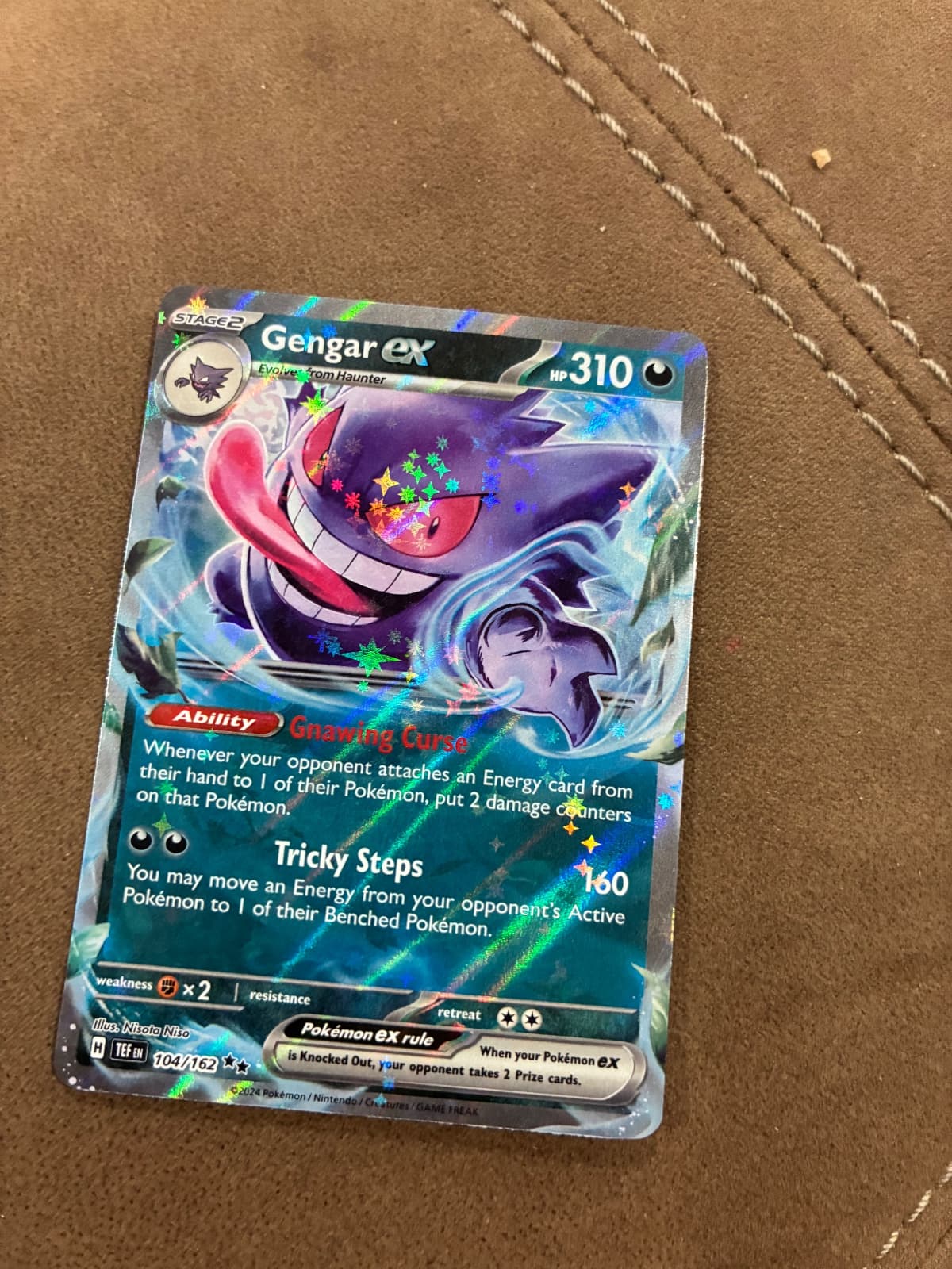 Gengar ex Temporal Forces Double Rare 104/162
