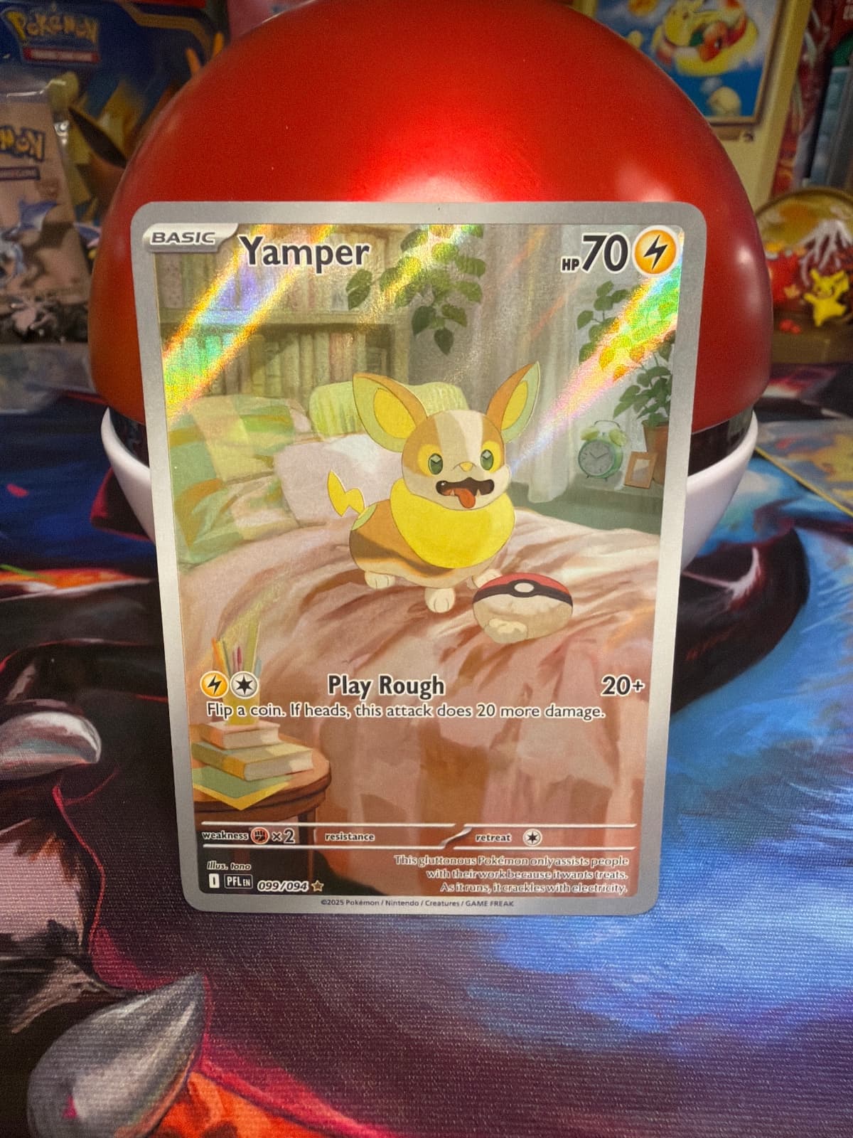 Phantasmal Flames Yamper 099/94 Illustration Rare