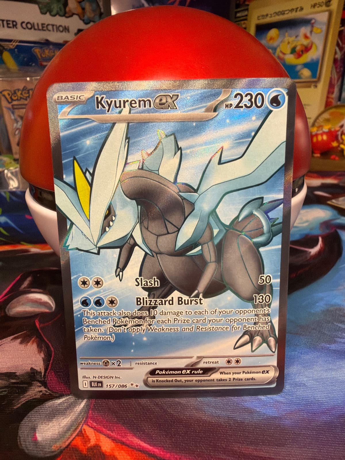 Black Bolt Kyurem ex 157/86 Ultra Rare