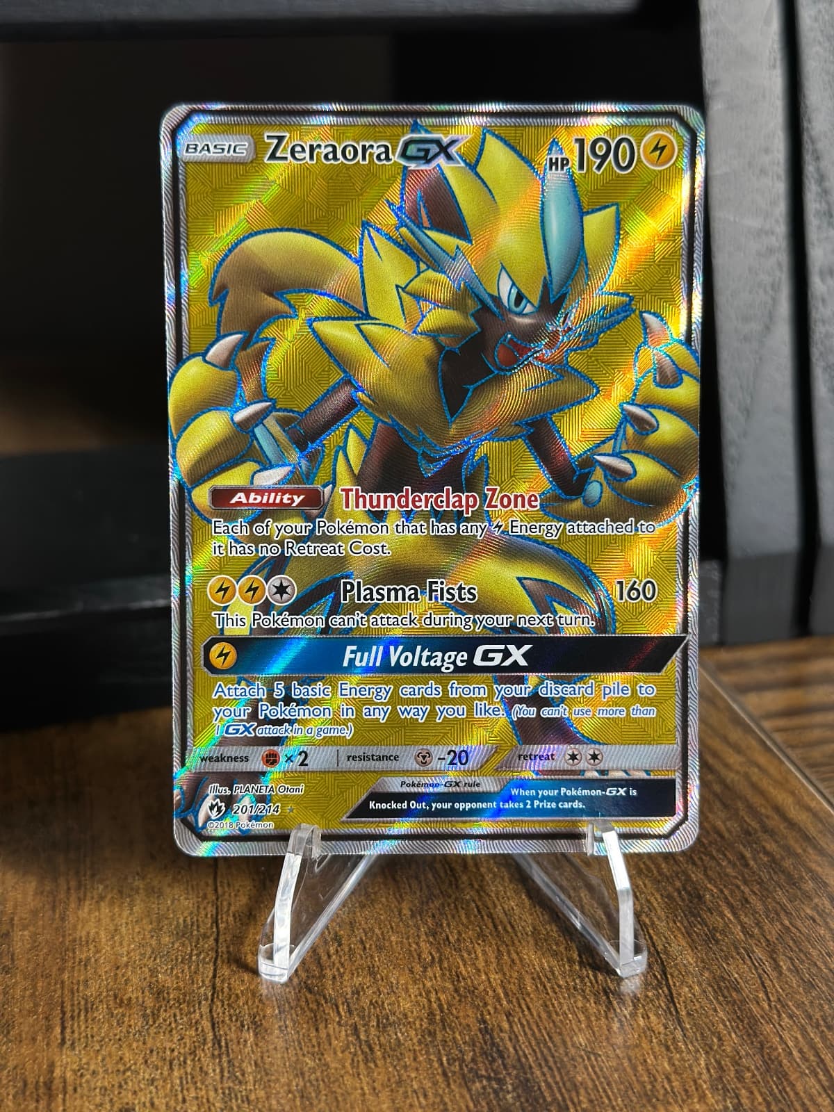 Lost Thunder Zeraora GX 201/214 Ultra Rare