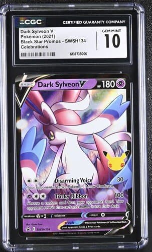 2023 Pokémon 151 Celebrations Dark Sylveon V...
