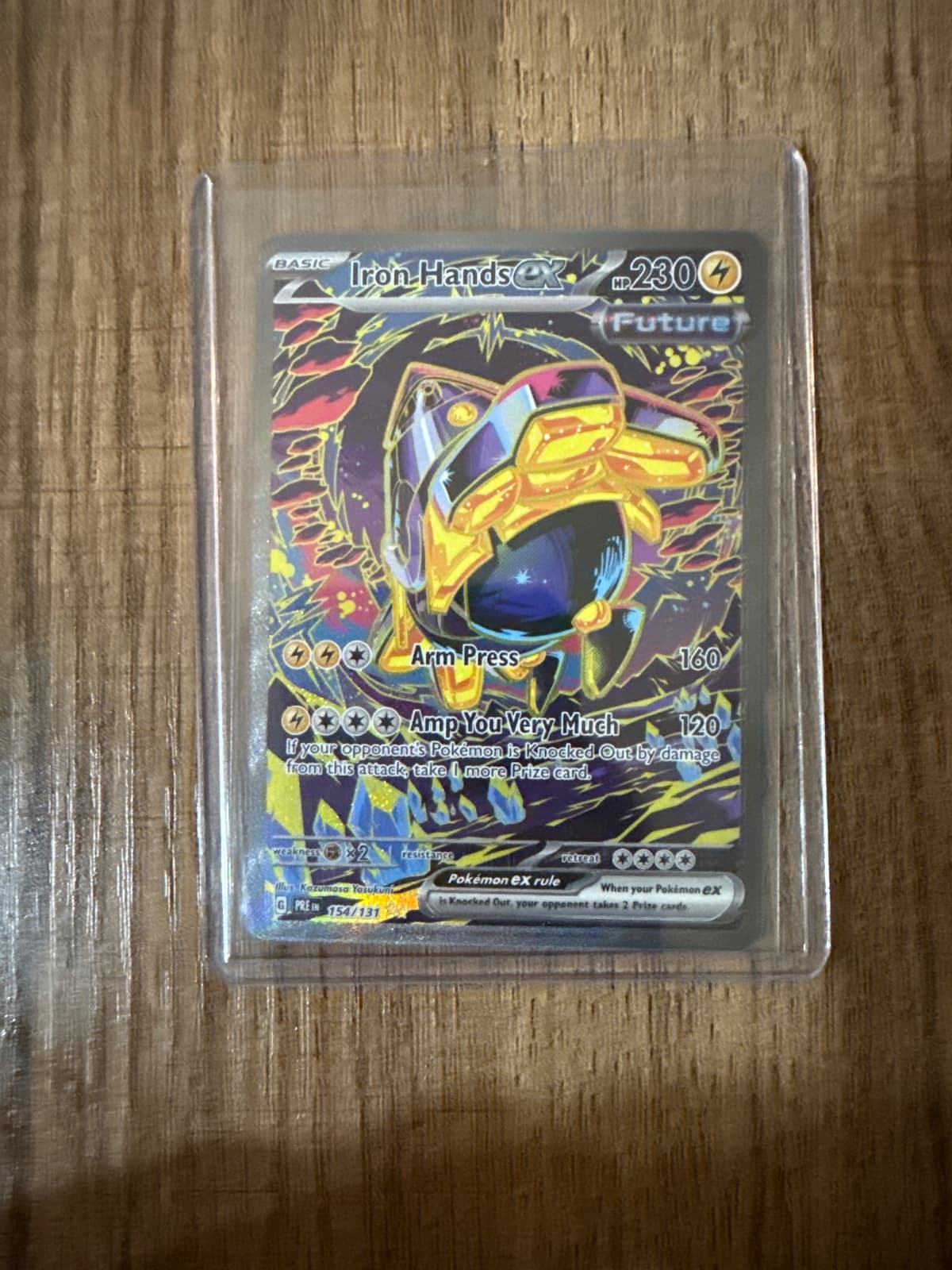 Prismatic Evolutions Iron Hands ex 154/131...