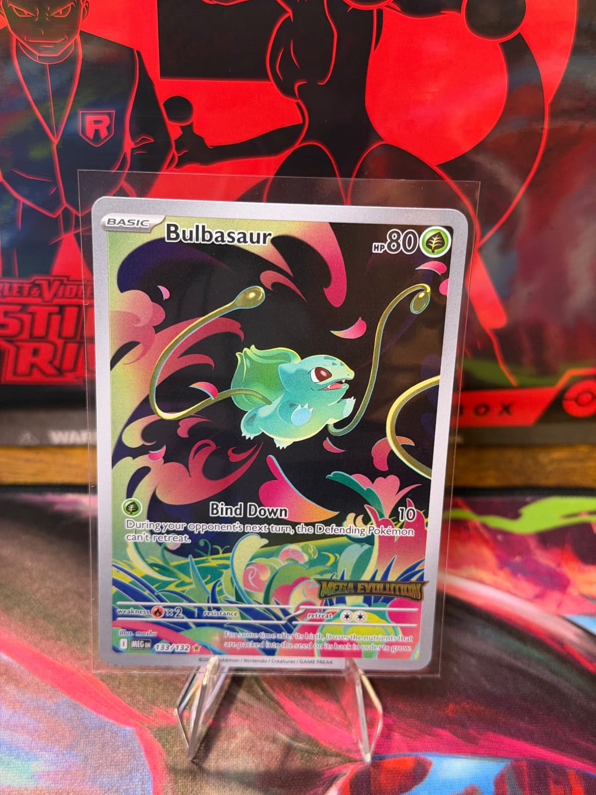 Bulbasaur (Mega Evolution Stamped)  (133/132)