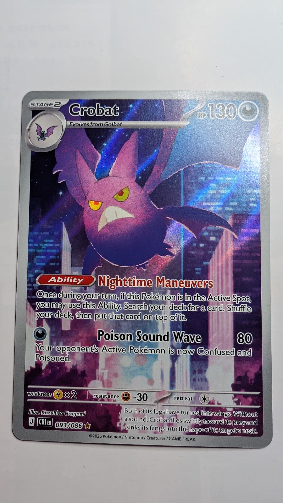 Chaos Rising Crobat 093/86