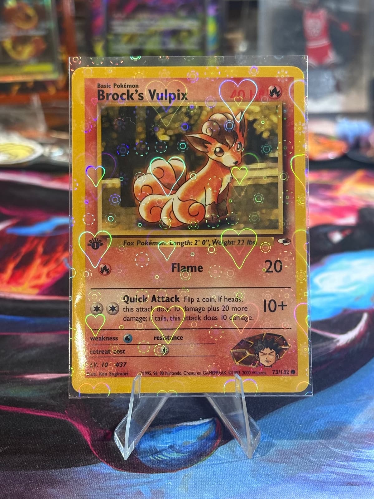 1st Edition Brock's Vulpix - 2000 Gym Heroes...