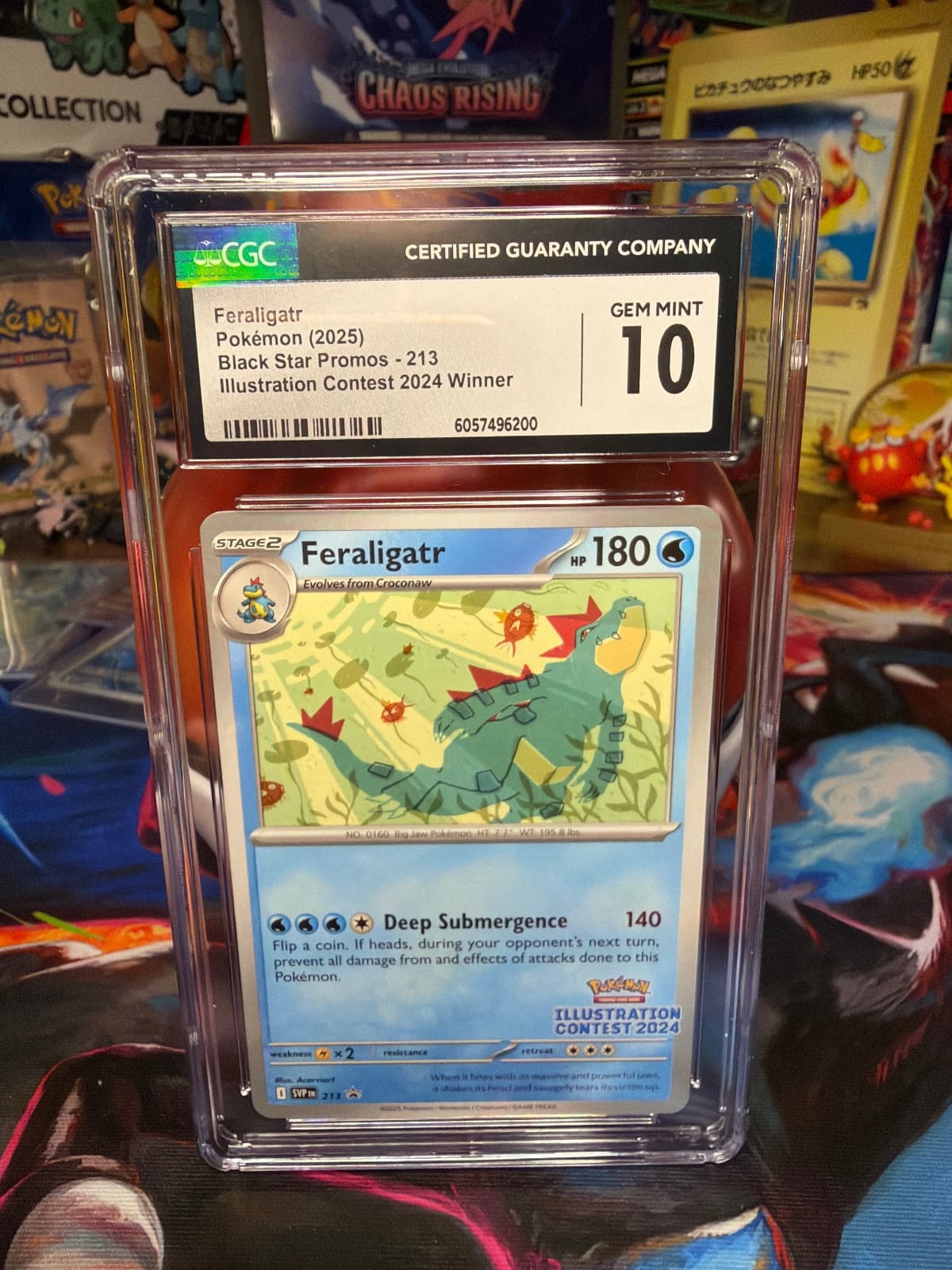 2025 Black Star Promos Feraligatr 213 CGC 10