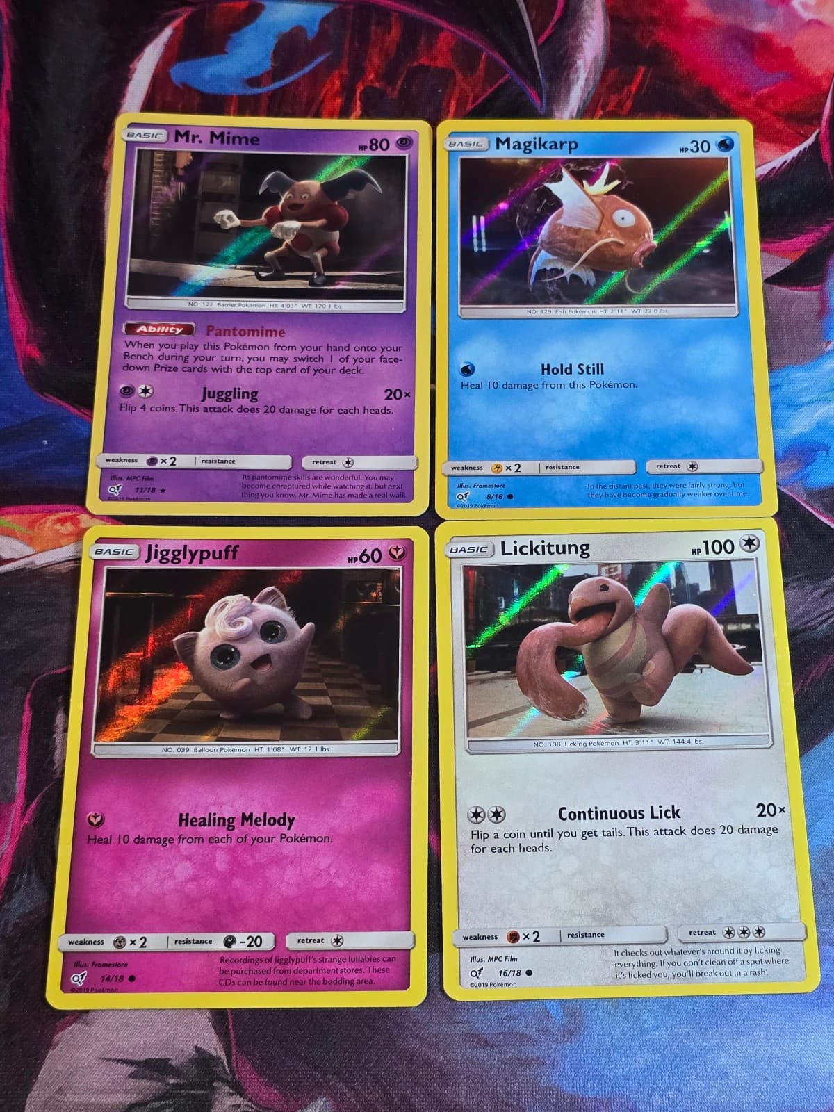 Card LOT  - Detective Pikachu Pack