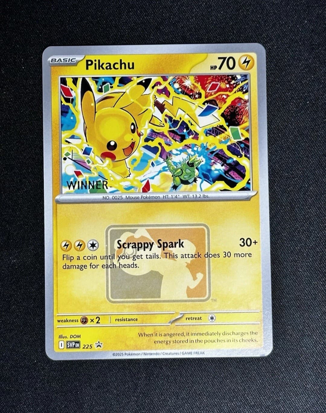 Pokémon Pikachu 225 SVP Scarlet & Violet Promo...