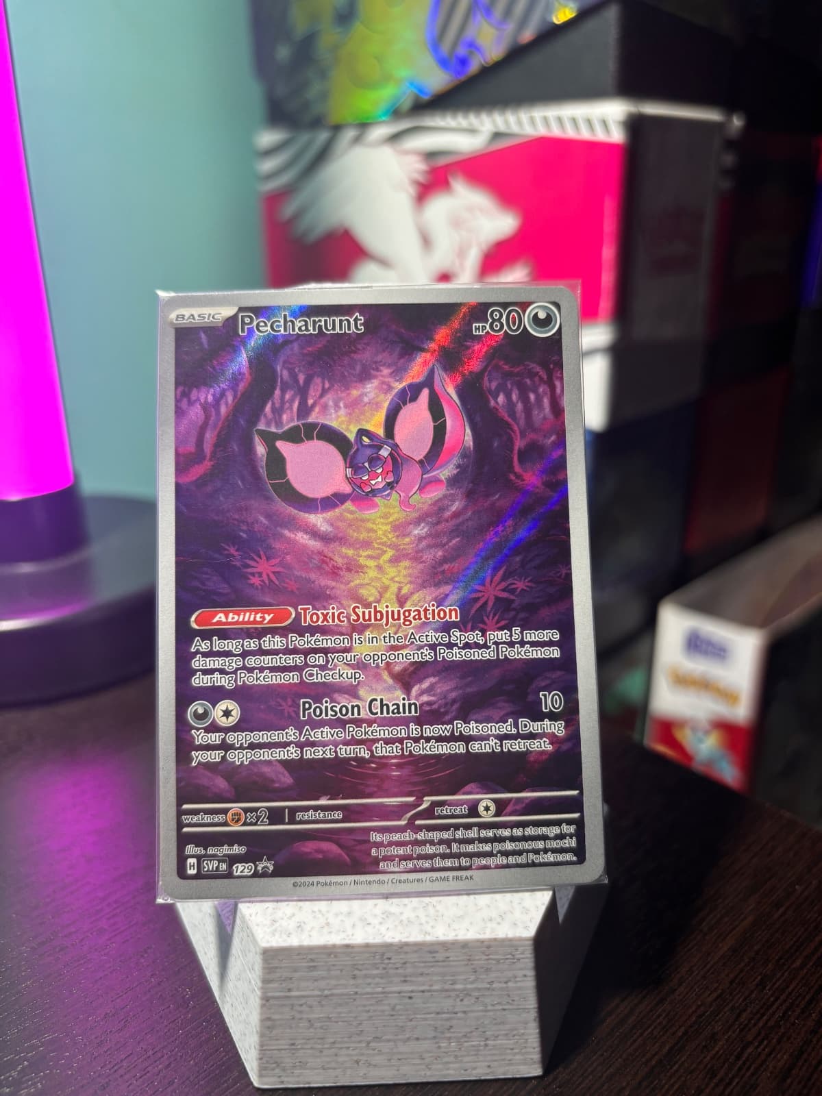 Pecharunt SVP Black Star Promo 129/225