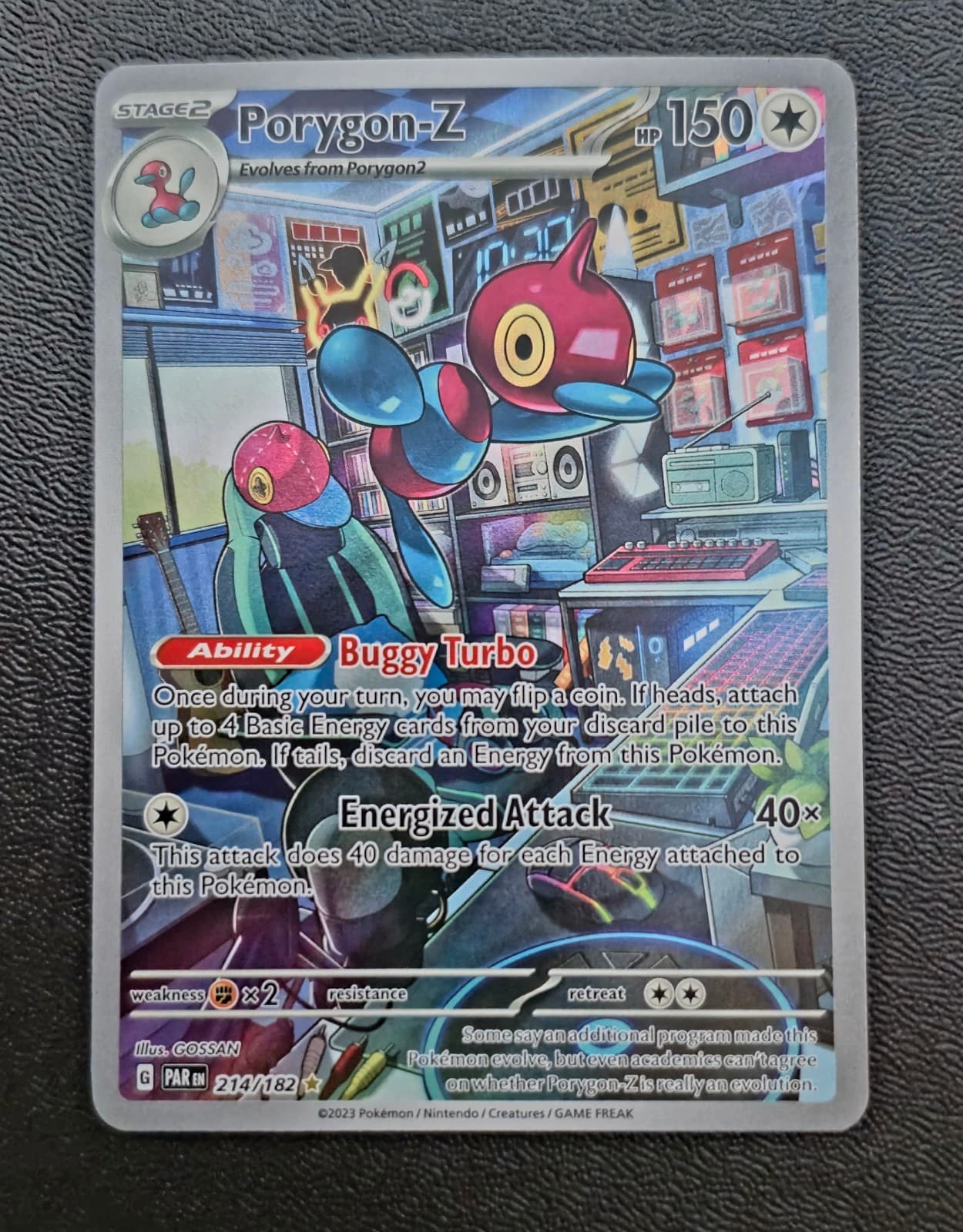 Paradox Rift Porygon-Z 214/182 Illustration Rare