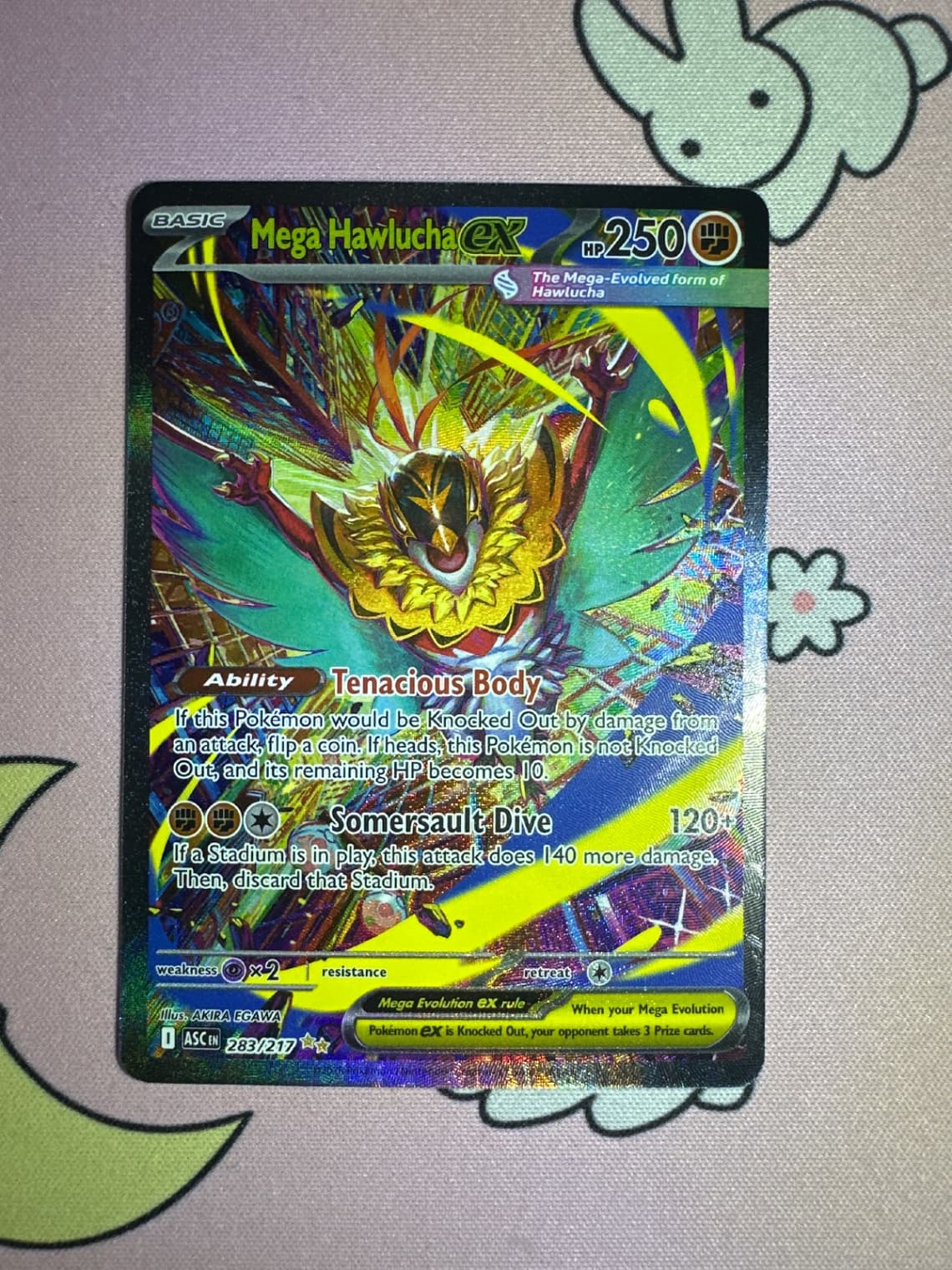 Mega Hawlucha ex 283/217 Special Illustration Rare