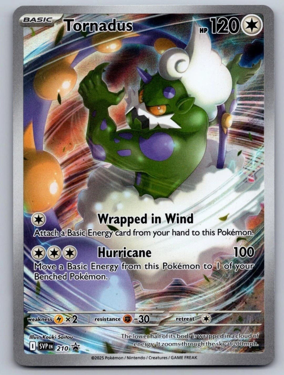 Tornadus SVP Black Star Promos 210/225