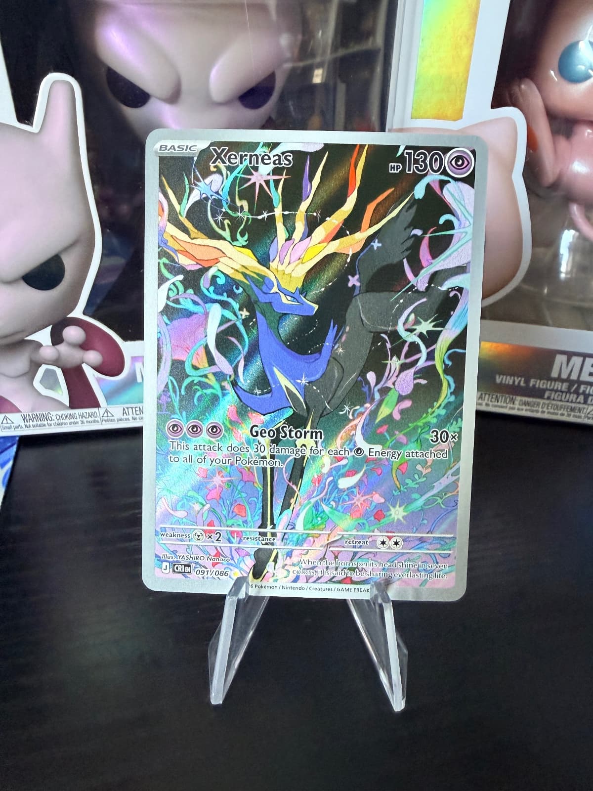 Chaos Rising Xerneas 091/86 Illustration Rare