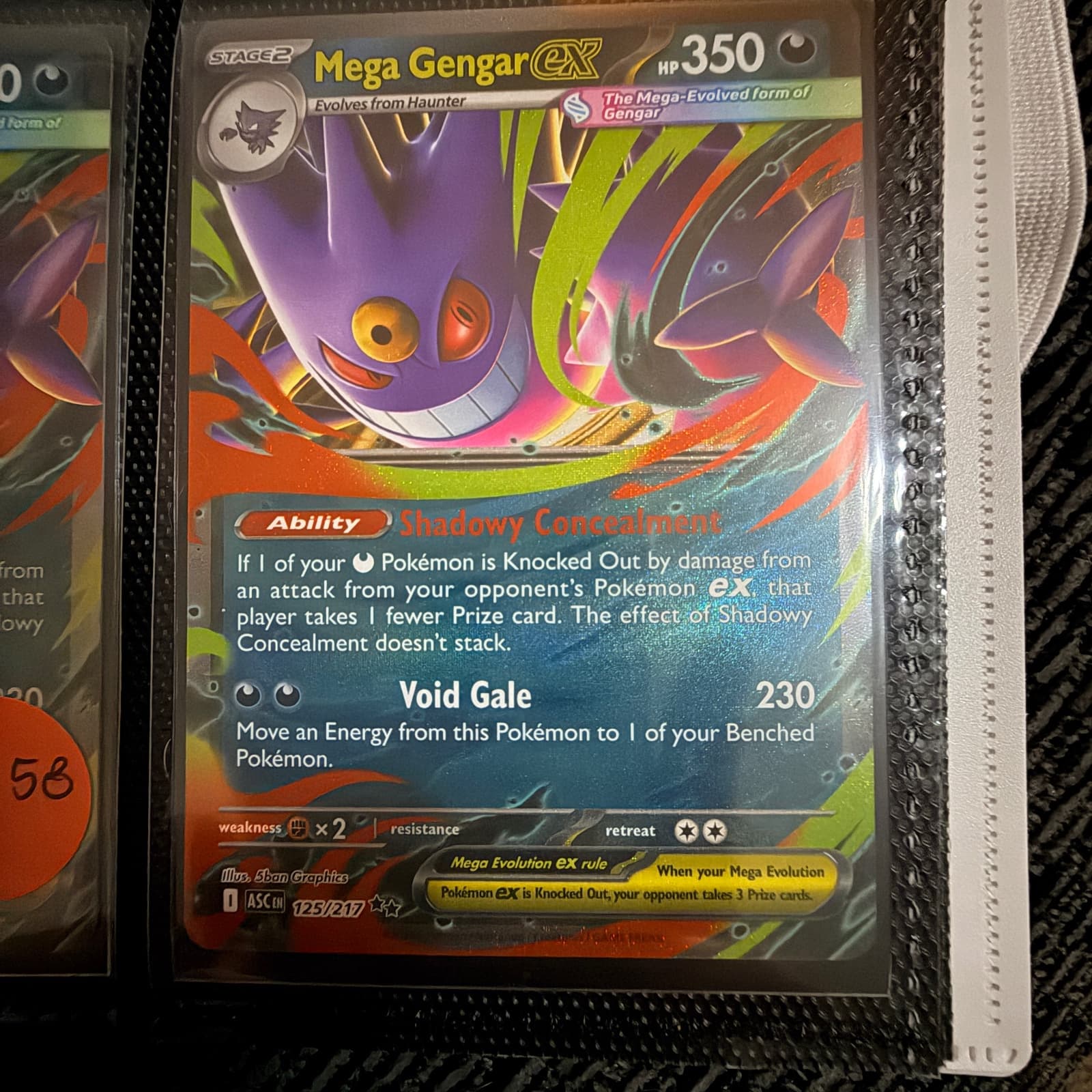 Mega Gengar ex Ascended Heroes 125/217 Double Rare