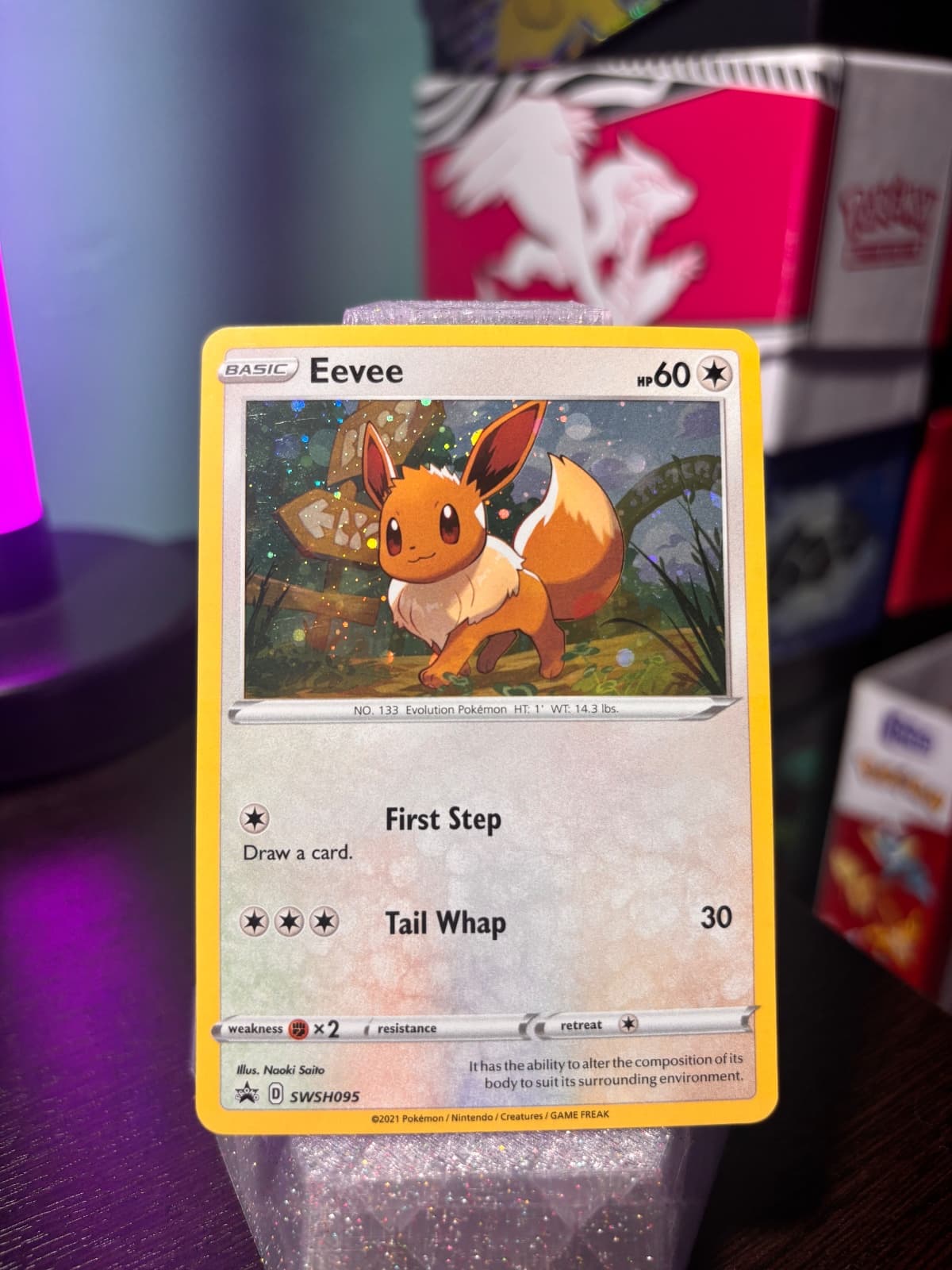 2021 SWSH Black Star Promos Eevee SWSH095