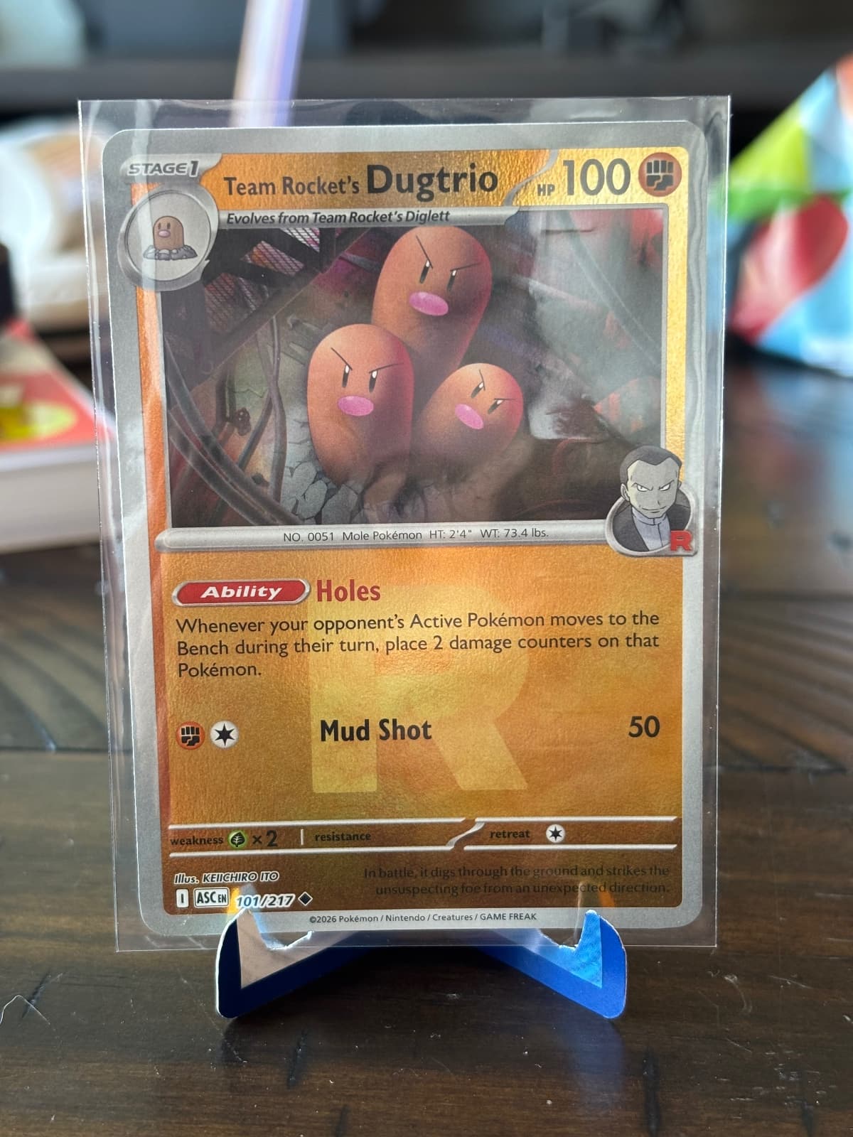 Ascended Heroes Team Rocket’s Dugtrio 101/217...