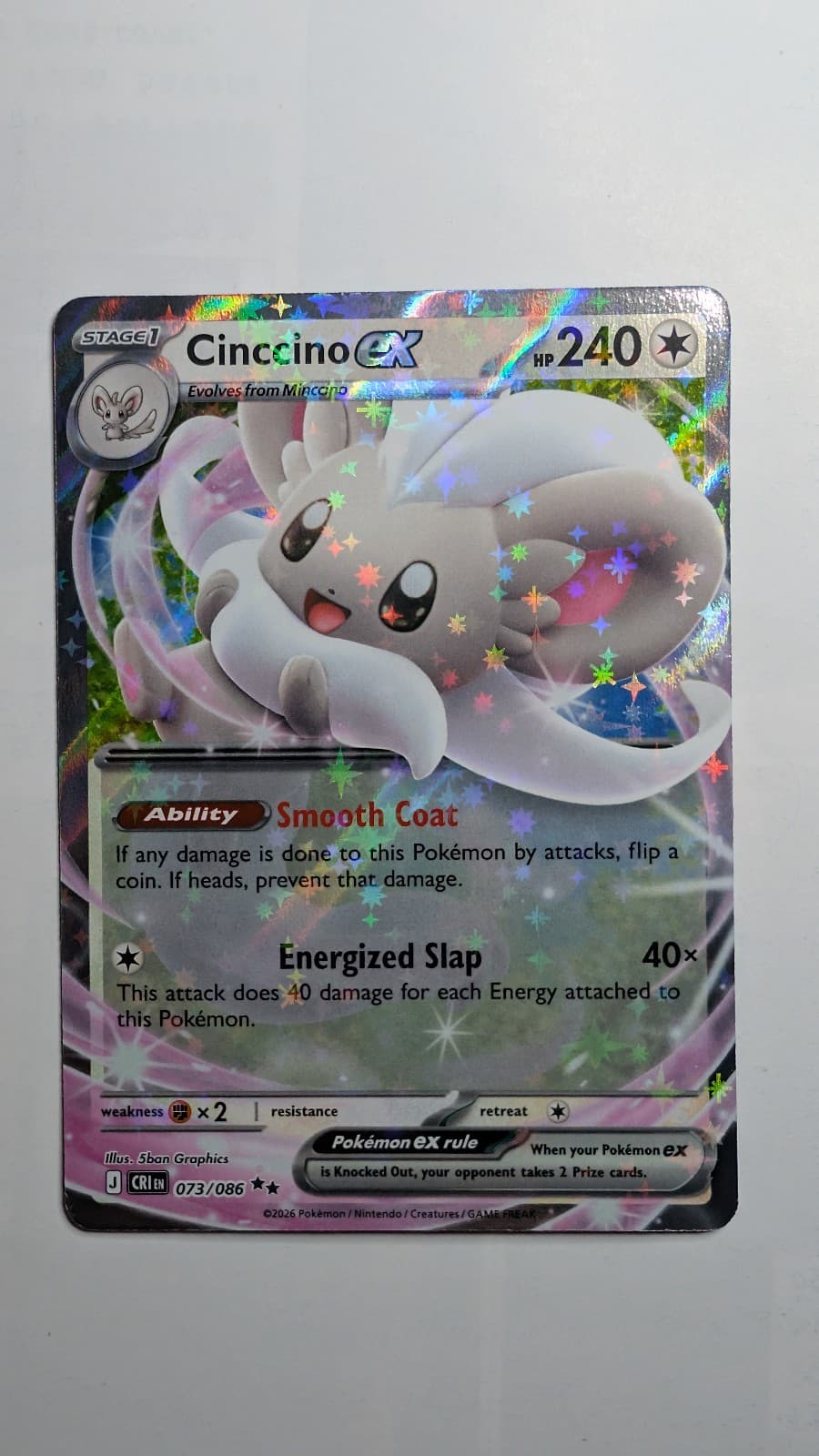 Chaos Rising Cinccino ex 073/86
