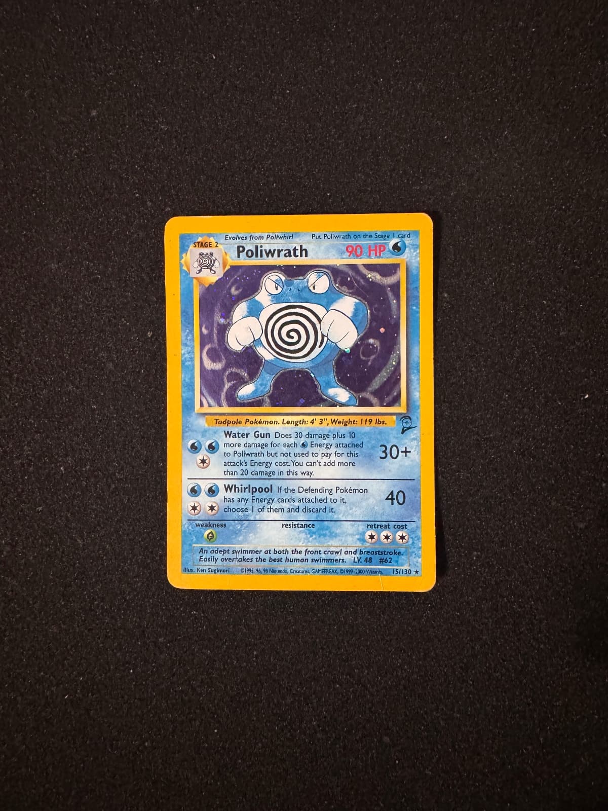 1999 Pokemon 151 Poliwrath 062/165