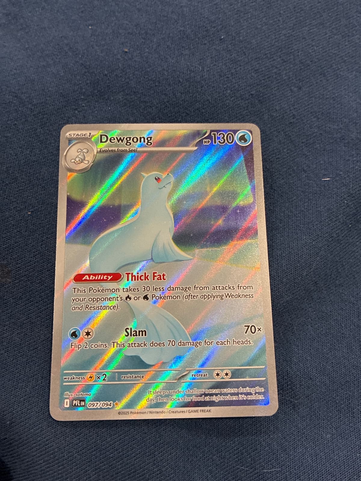 Dewgong Phantasmal Flames 097/094 Illustration...