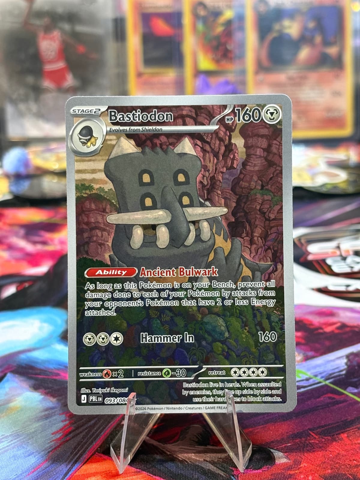 Bastiodon - Pitch Black - 093/084 Illustration...