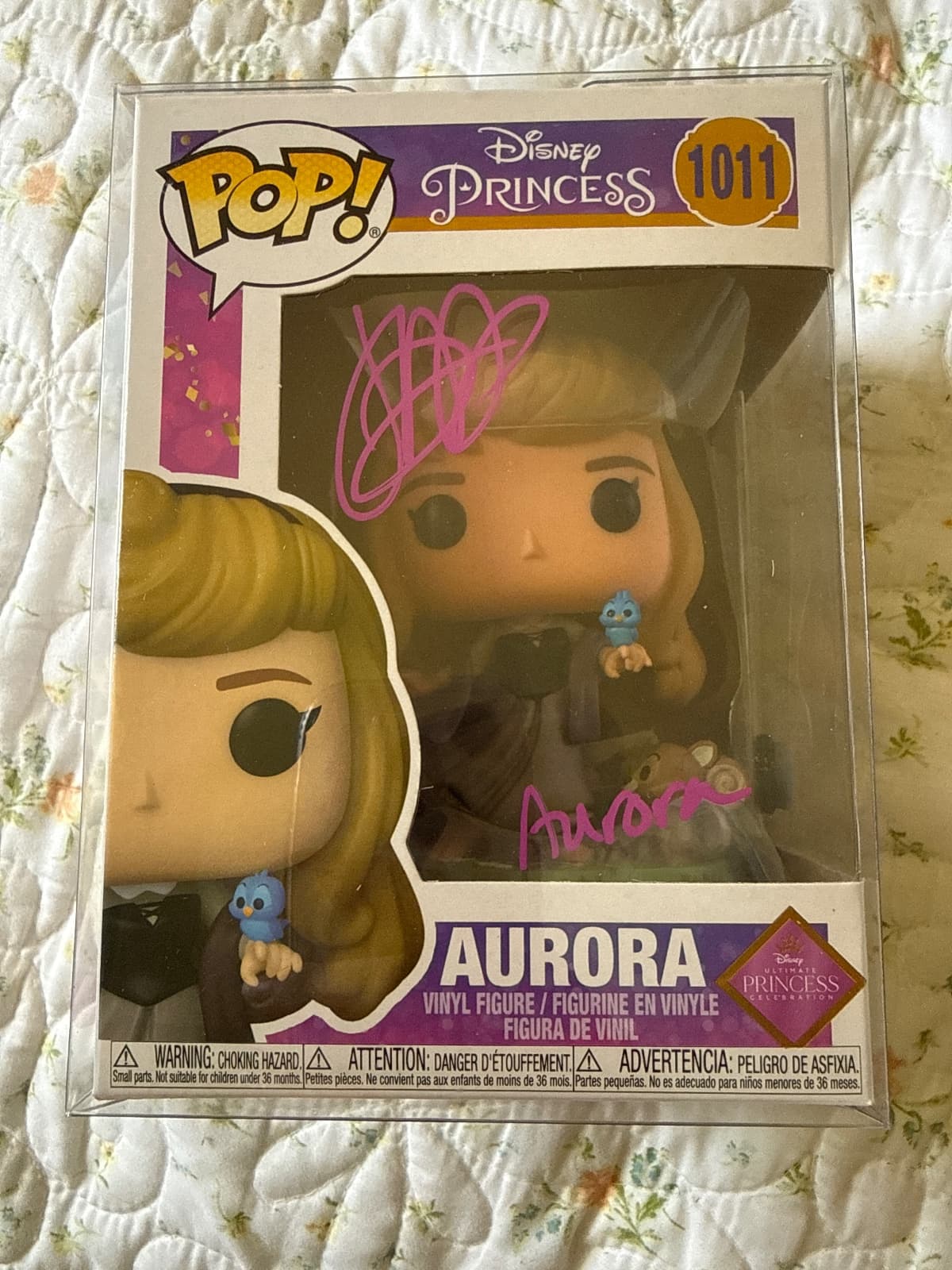 Signed Disney Princess Aurora Funko Pop