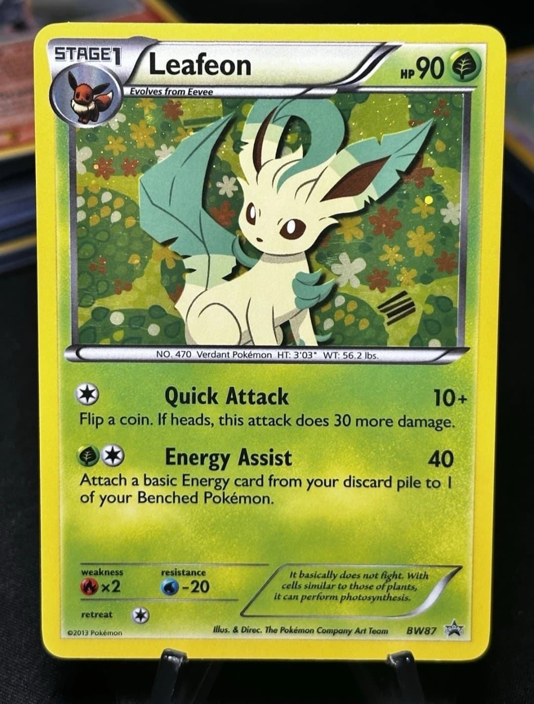 The Pokémon Company Pokémon TCG Leafeon BW87...