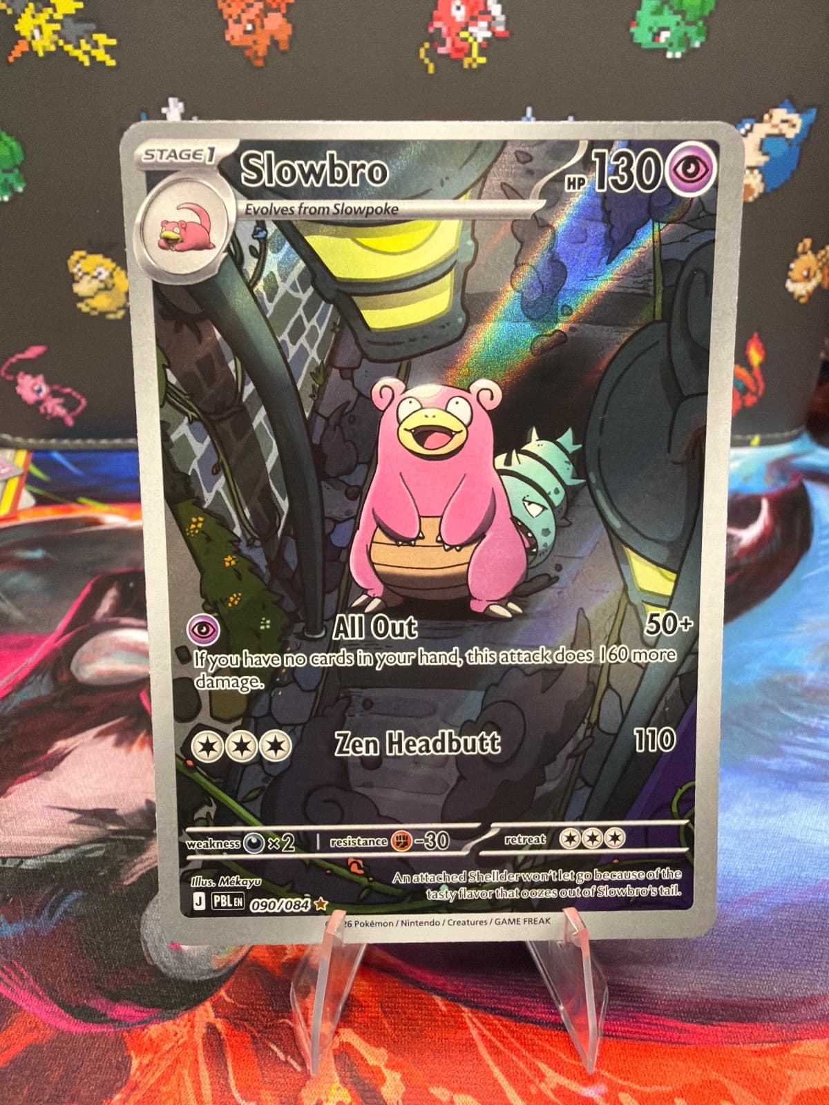 Slowbro 090/084 Pitch Black Illustration Rare
