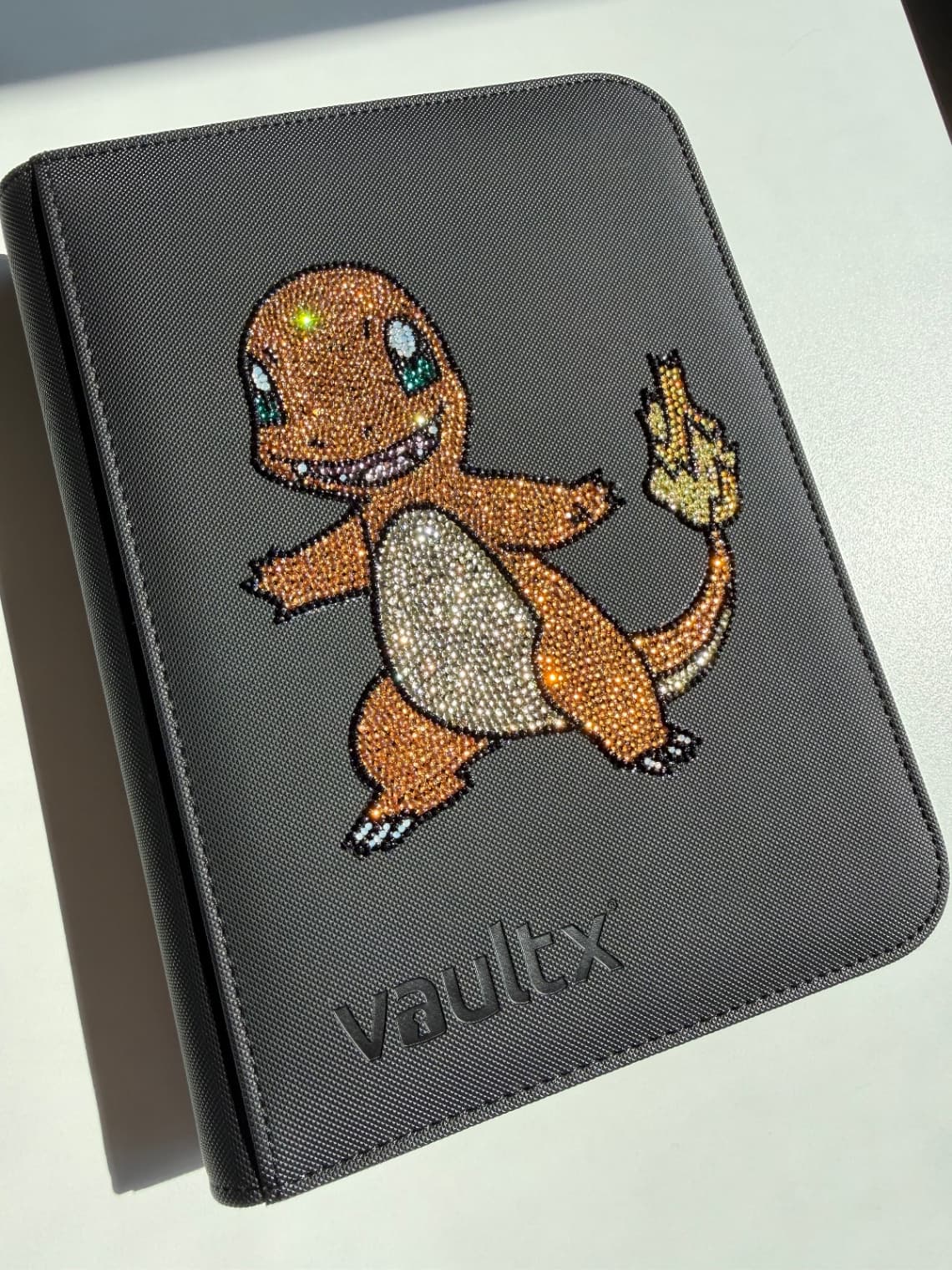 Custom Bedazzled Charmander Vault X Binder - 4...