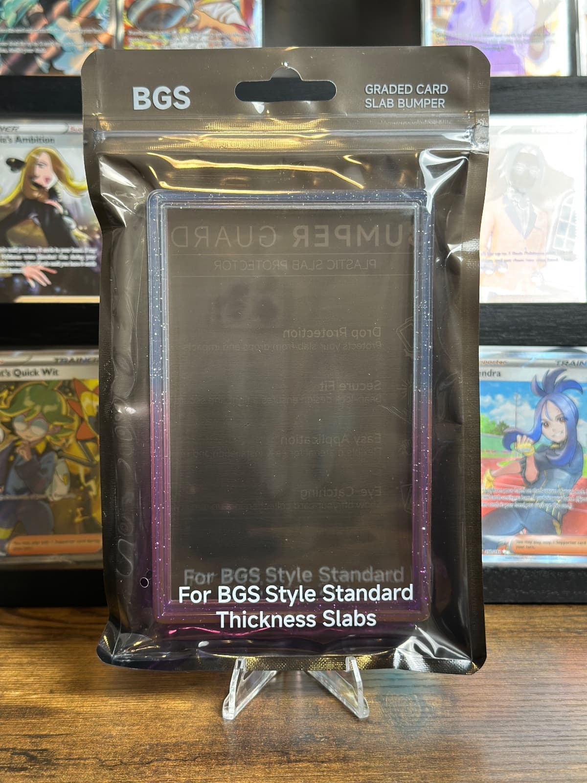 Transparent/Purple Beckett Graded Card Guard
