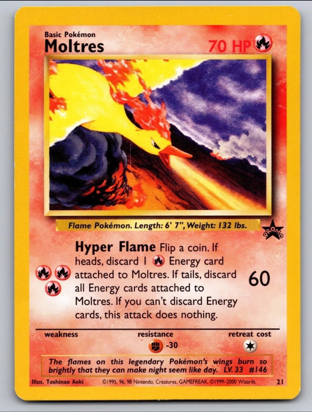 Moltres 21 Promo Wizards Black Star Promos...