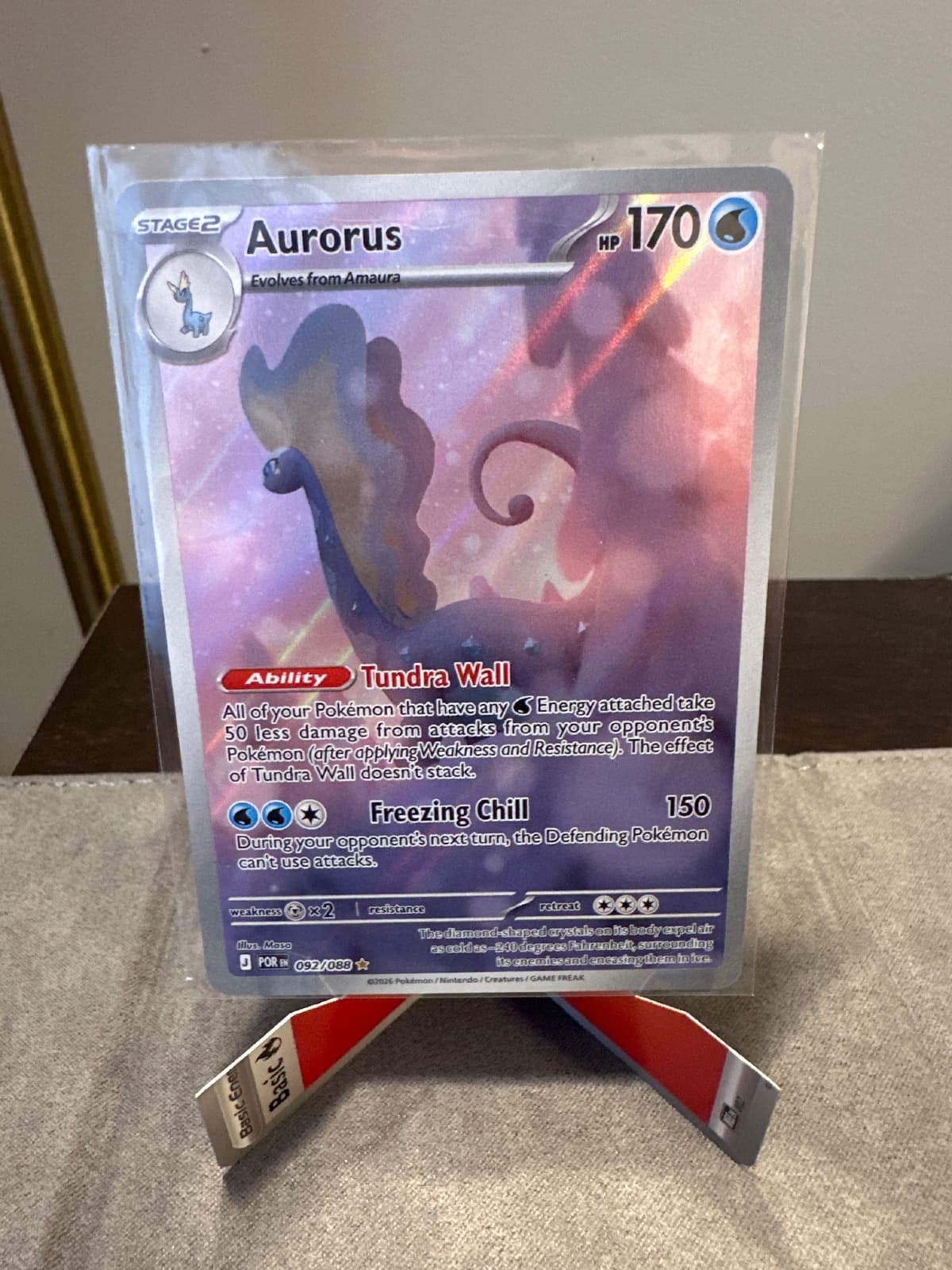 Aurorus 092/88 Perfect Order Illustration Rare