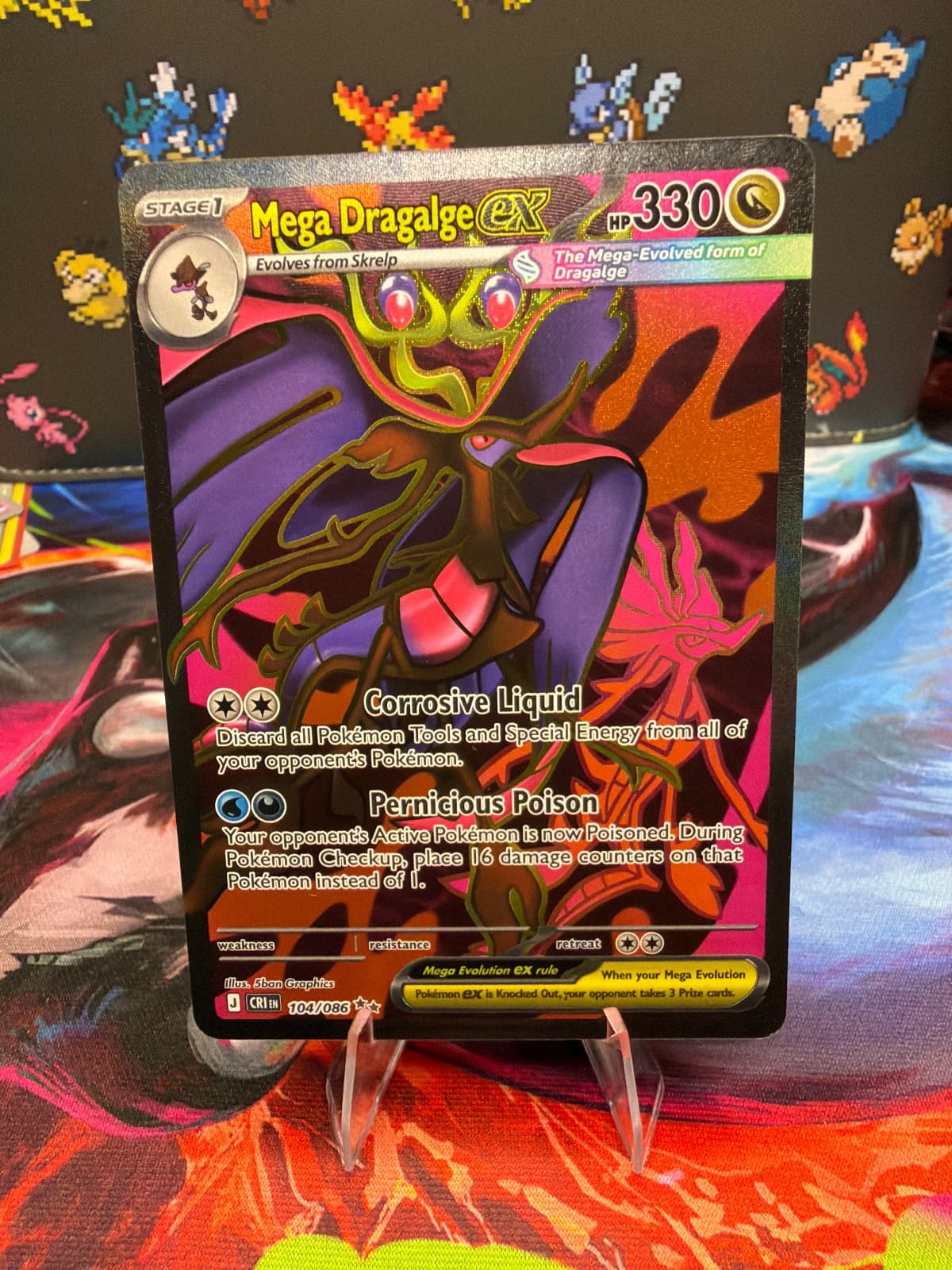 Mega Dragalge ex 104/086 Chaos Rising Ultra Rare