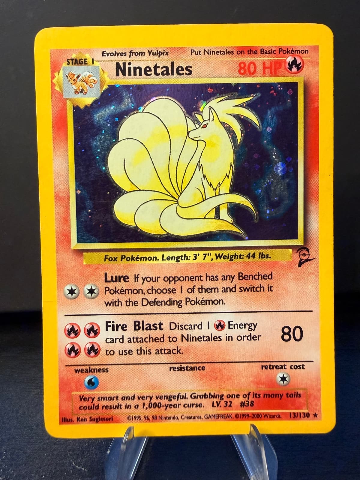 1999 Base Set 2 Ninetales 13/130