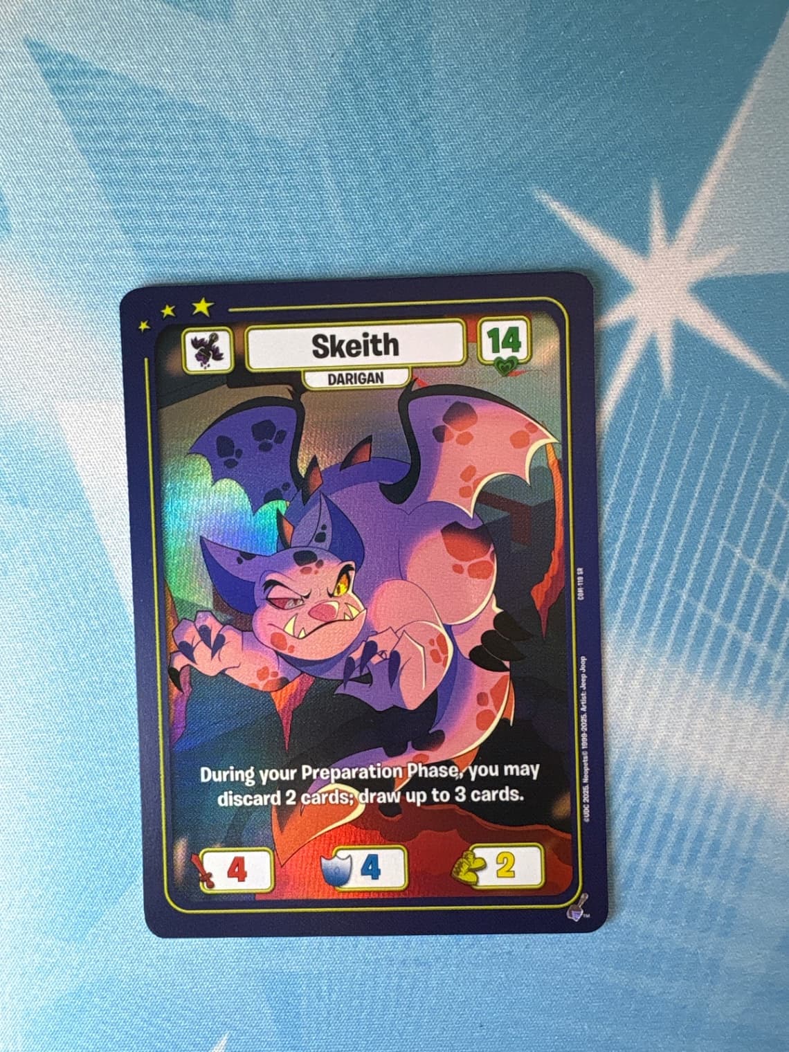 Neopets: Skeith Darigan COM- 119 SR