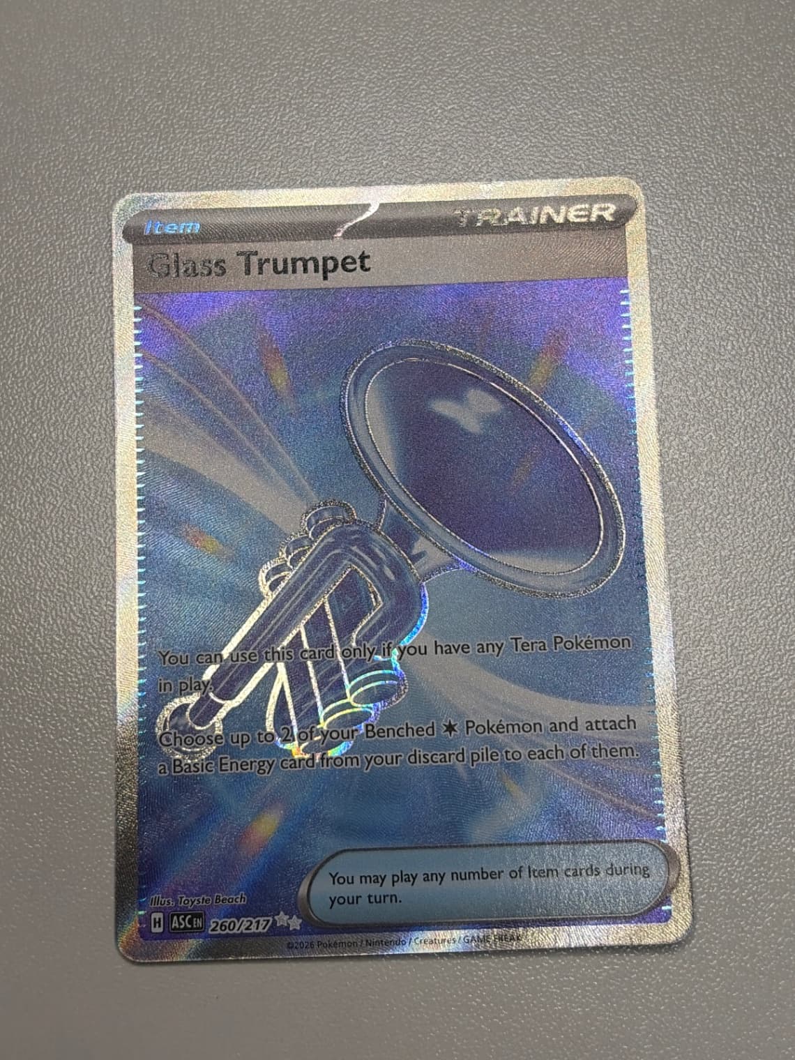 Glass trumpet AH 260/217