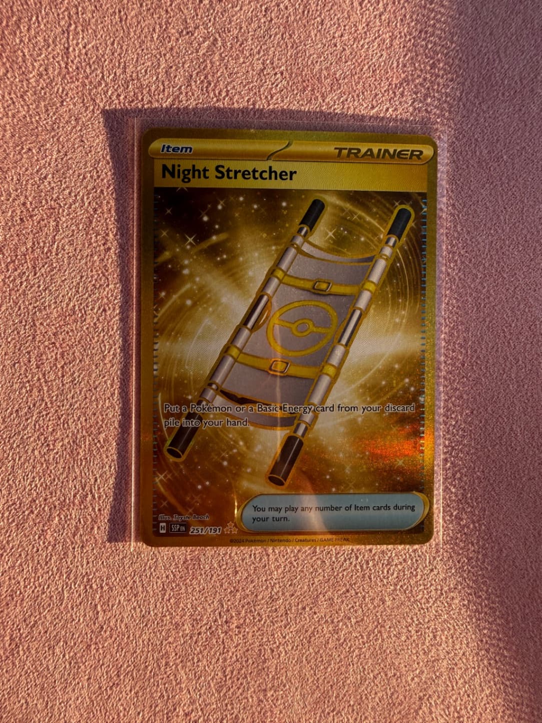 Night Stretcher Hyper Rare 251/191 Surging Sparks