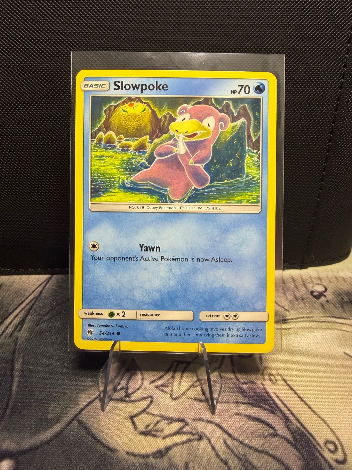 2018 Chilling Reign Galarian Slowpoke 54/198